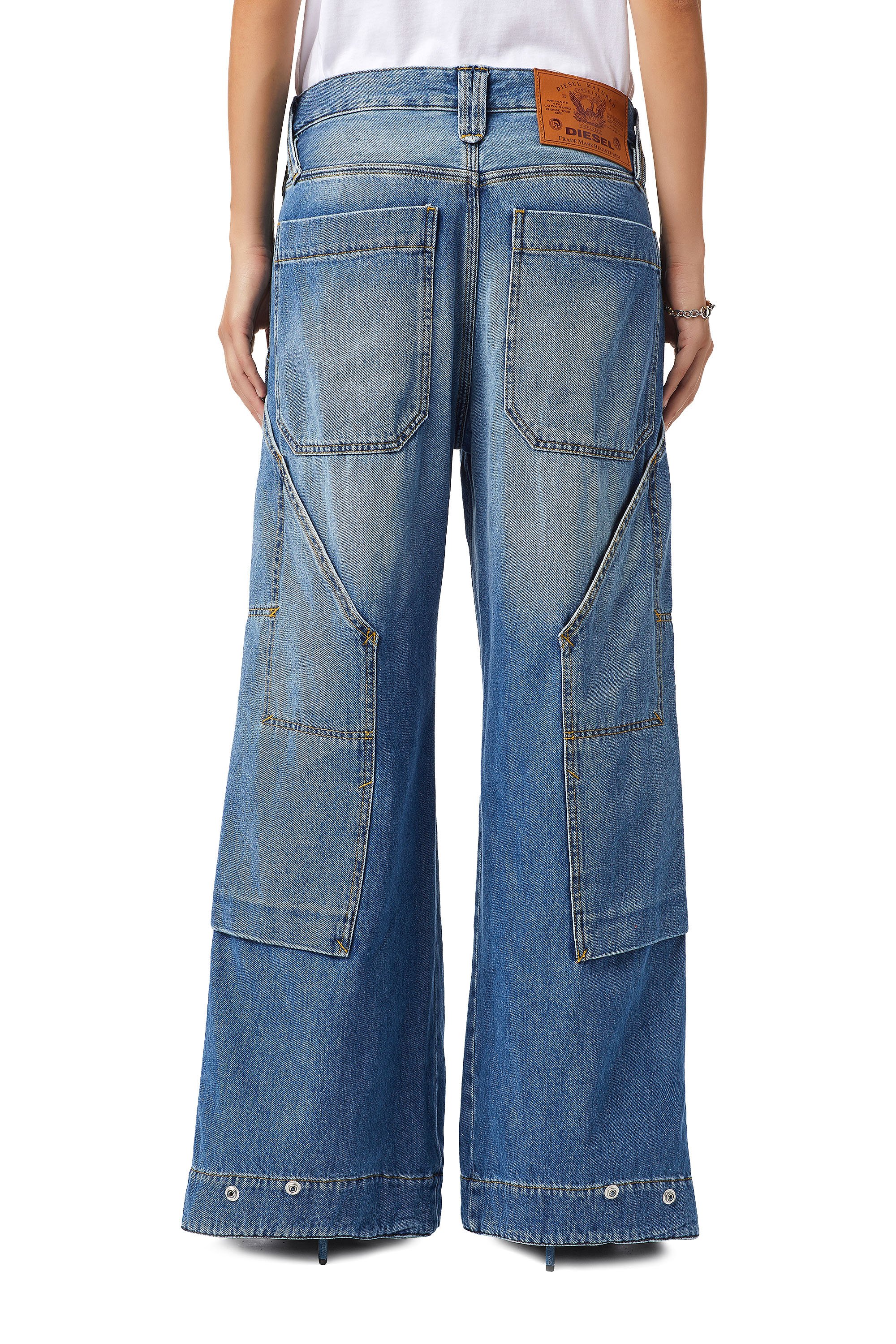 wide leg jeans diesel