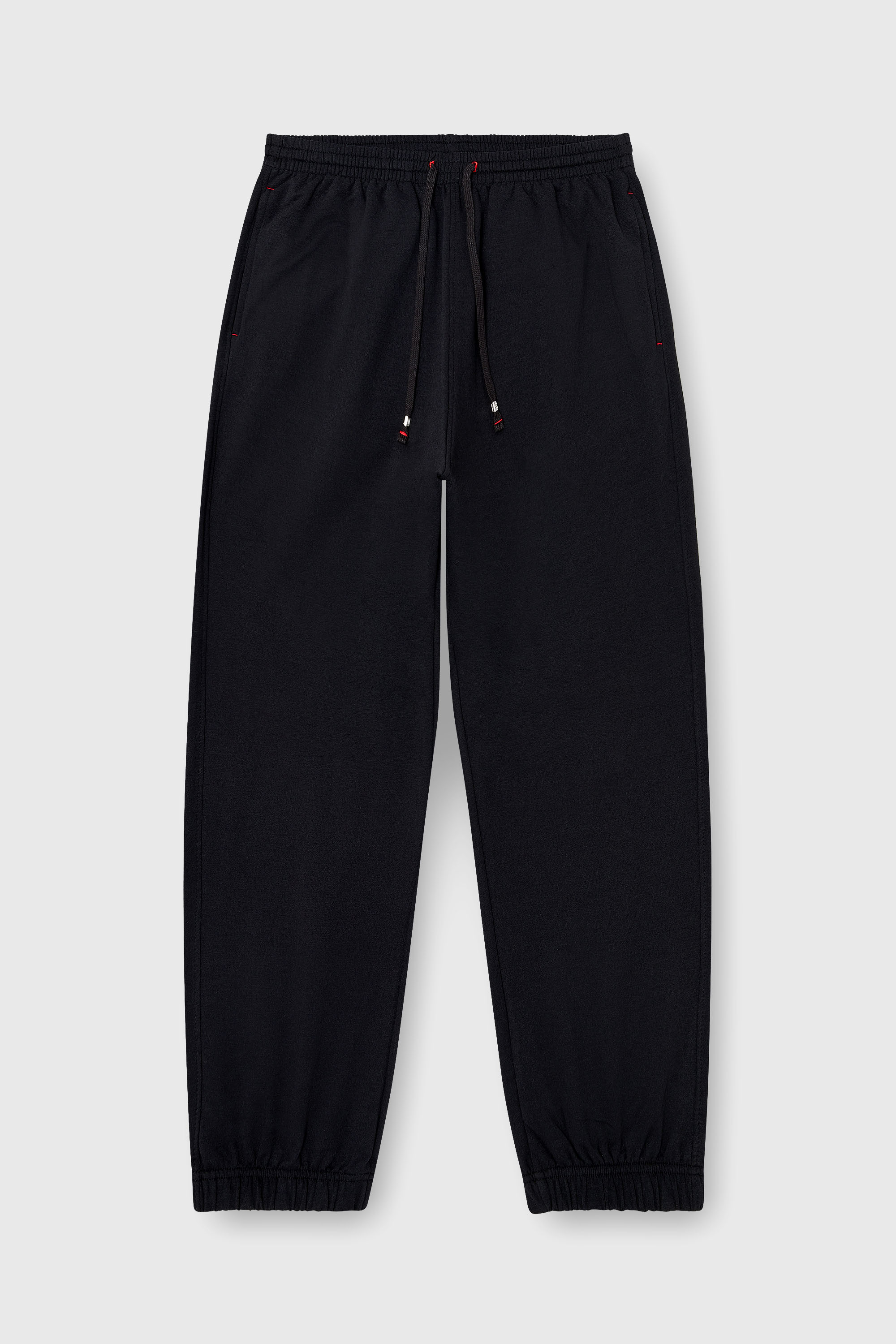 Diesel - LENNY-D-CORE, Man's Sweatpants in peached cotton blend in Black - 2