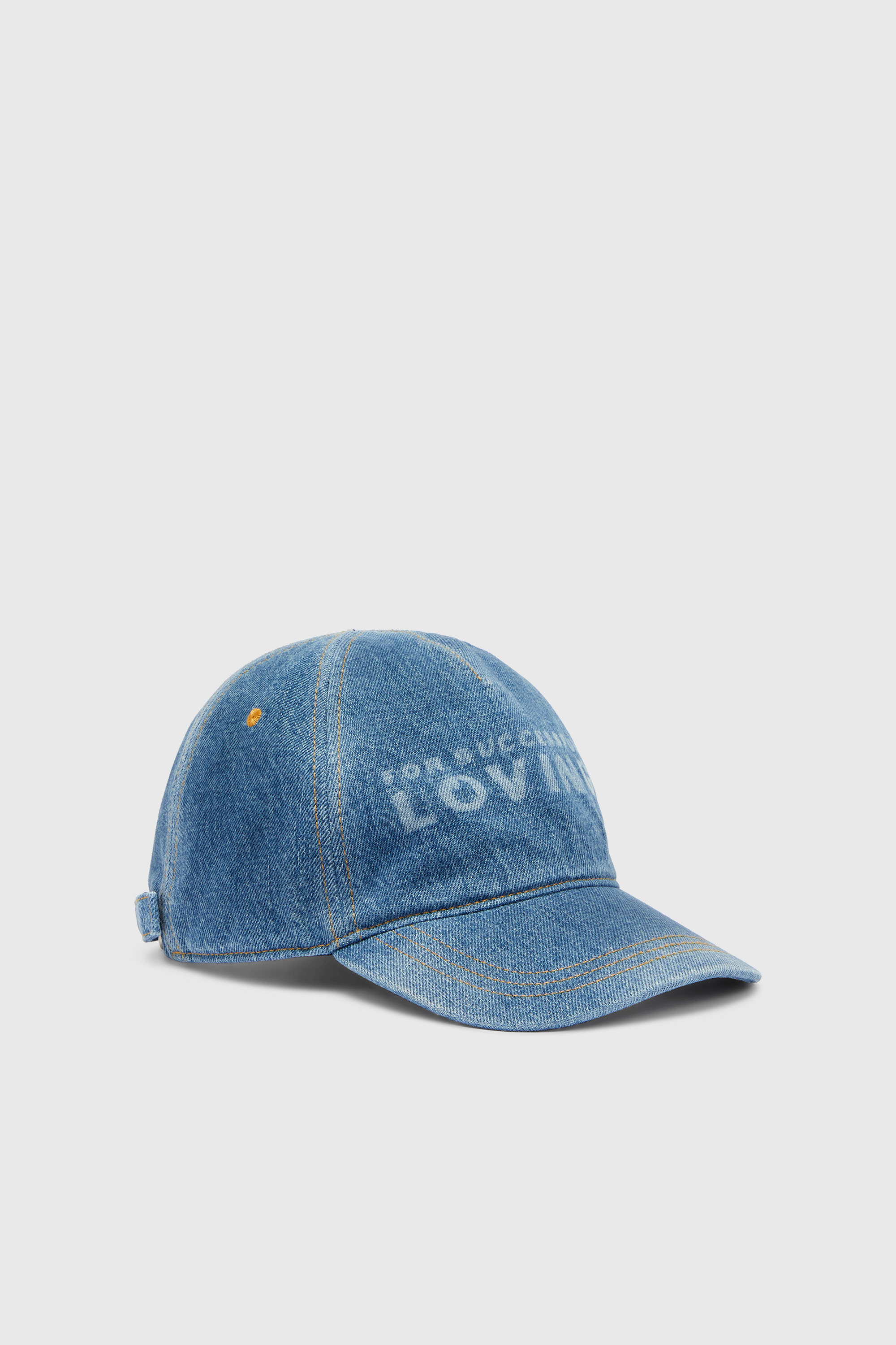 Diesel - PR-CAP-CHITIN, Unisex's Denim baseball cap with For Successful Loving logo in Medium blue - 1