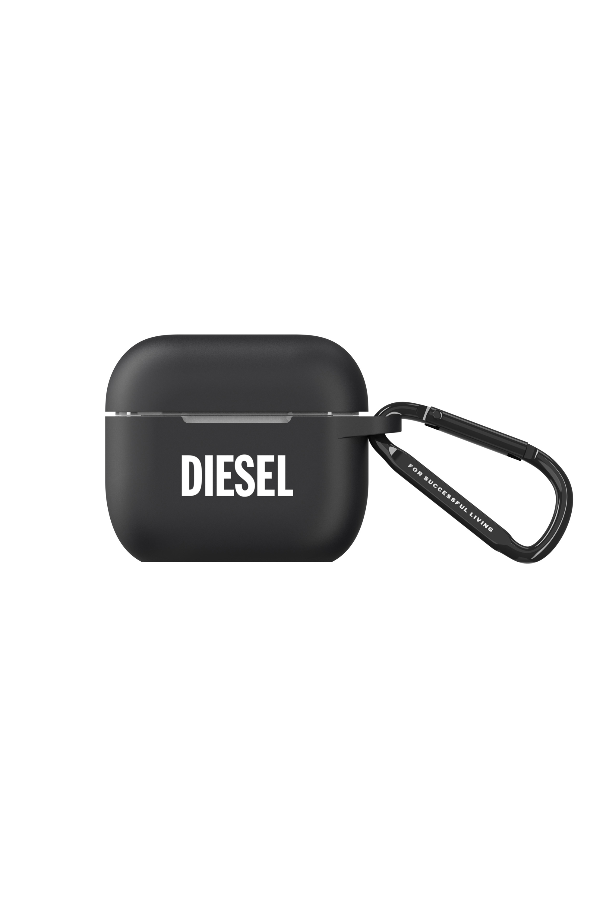 Diesel - 45829 AIRPOD CASE, Unisex's Airpod case silicone  for AirPods 3 in Black - 1