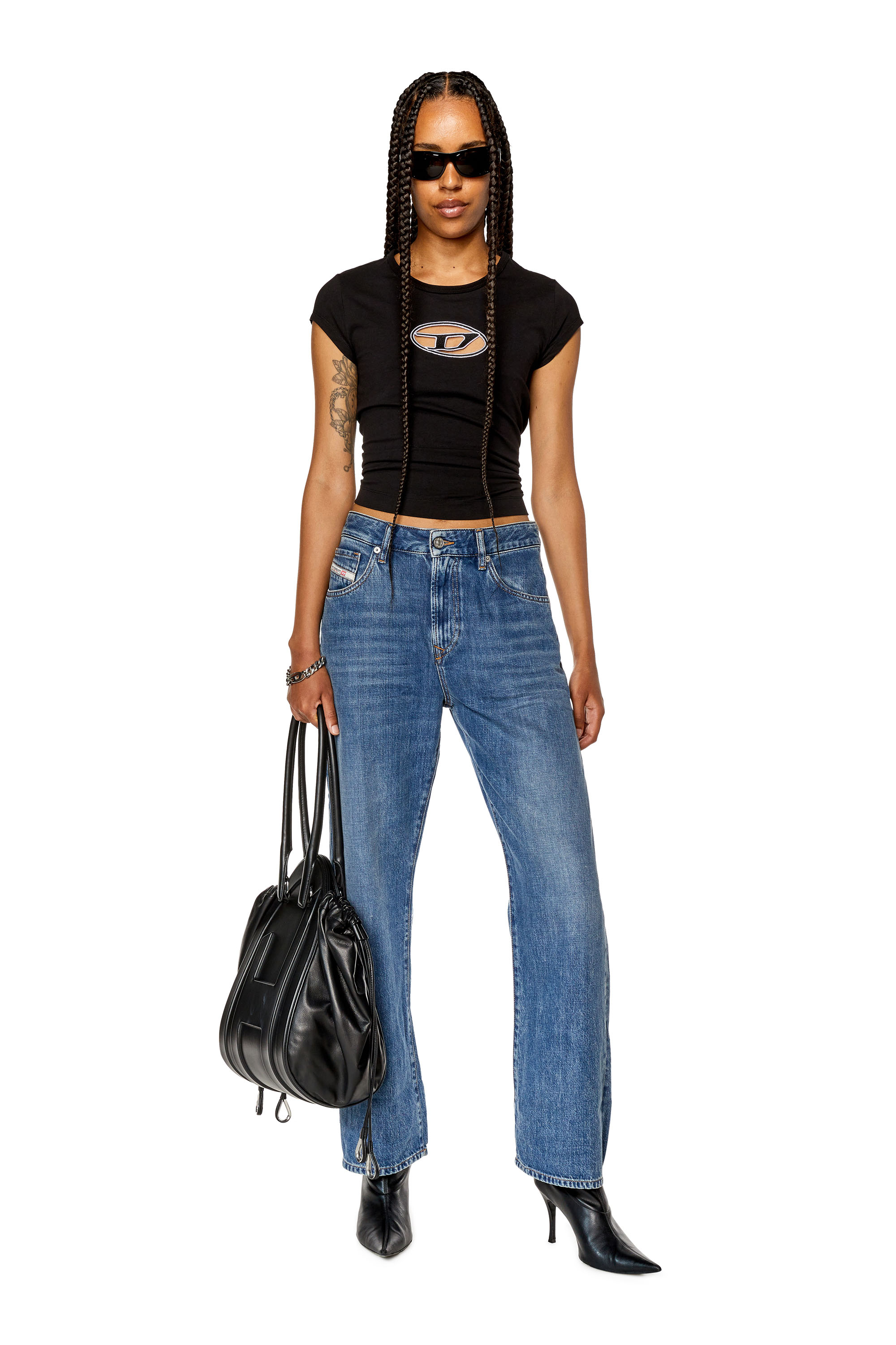 Diesel - 1999 D-Reggy 068FG Straight Jeans, Medium blue - Image 2
