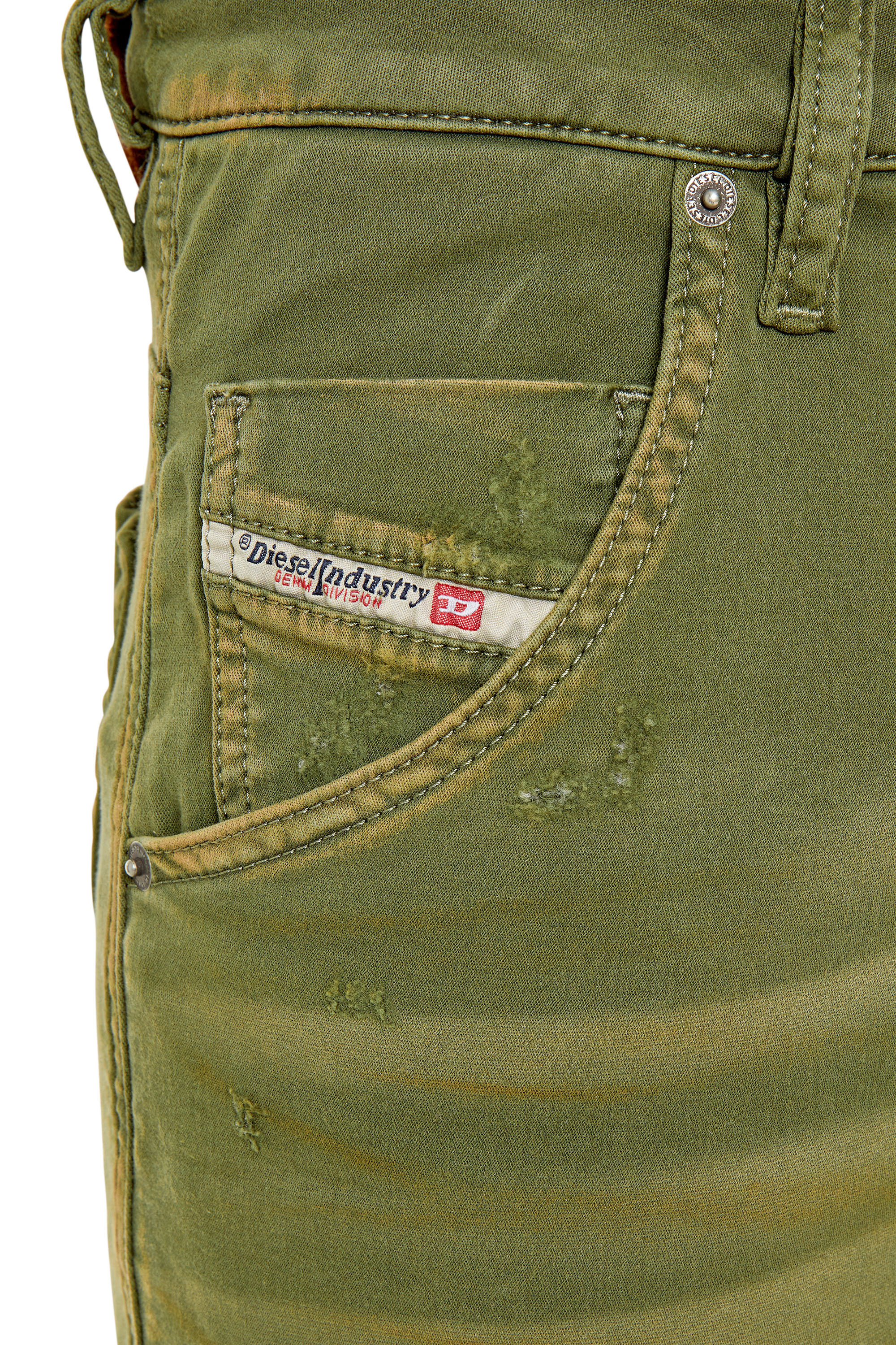 Diesel - Krooley JoggJeans® 09E98 Tapered, Green - Image 3