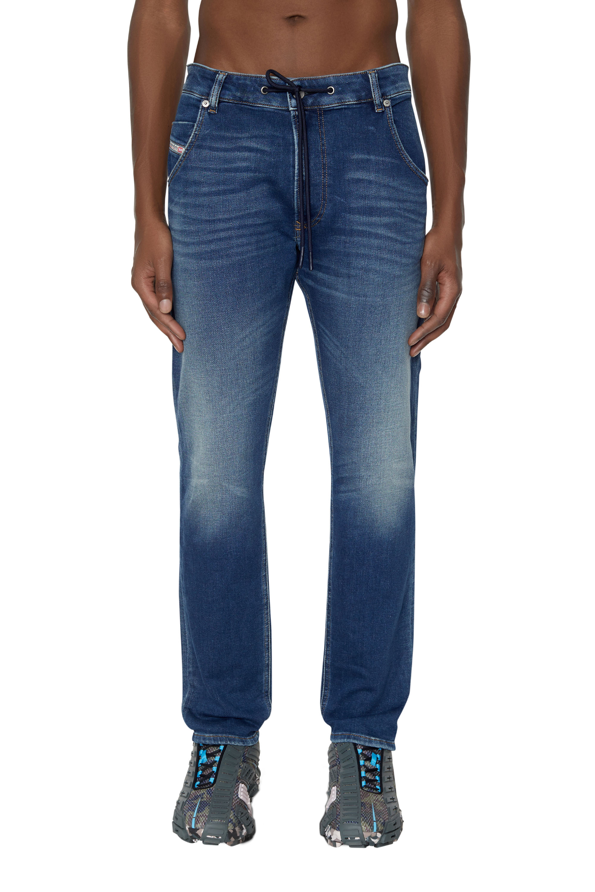 Diesel - Tapered Krooley JoggJeans® 068AZ, Medium blue - Image 1