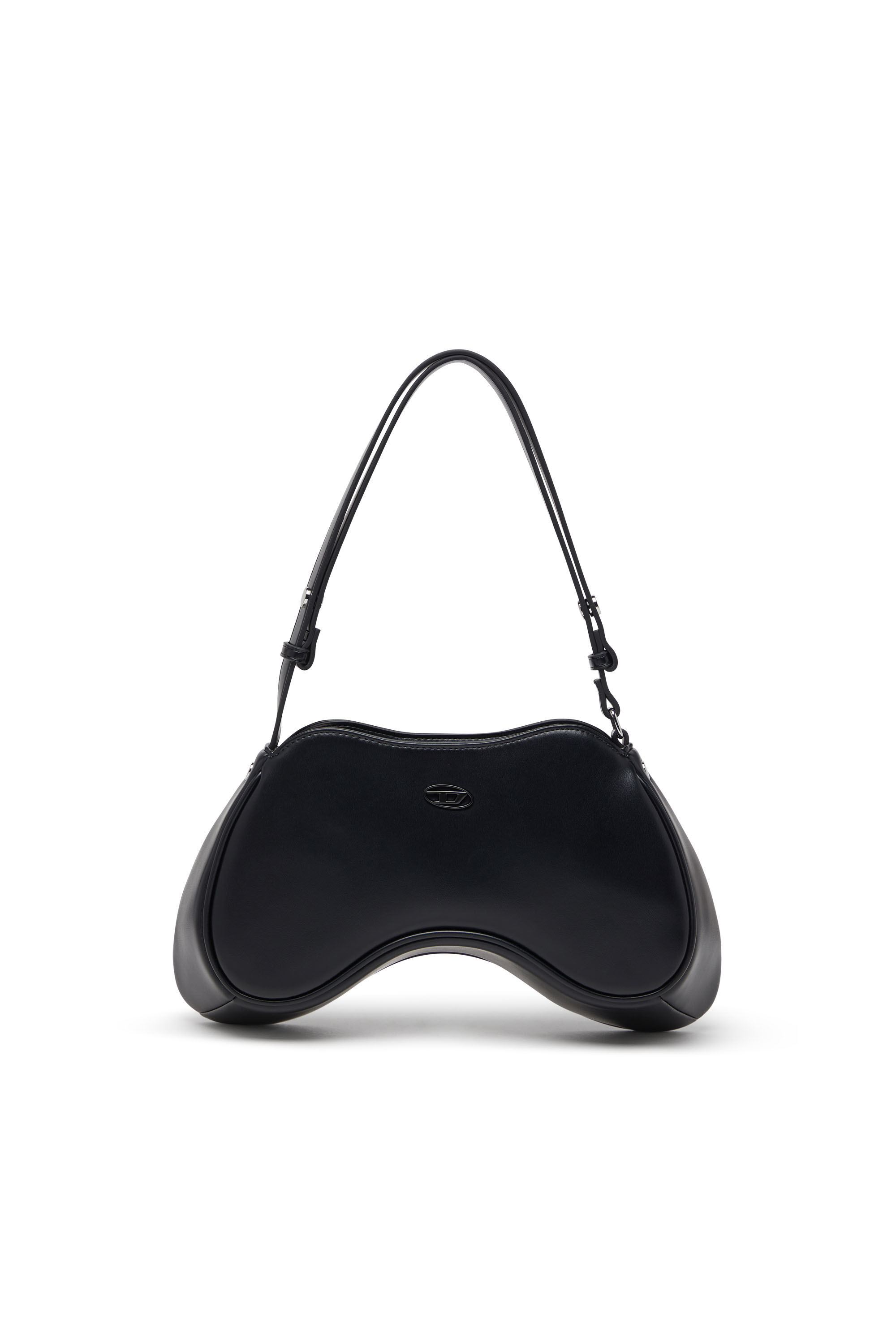 Diesel - PLAY SHOULDER, Woman's Play-Shoulder bag in PU in Black - 1