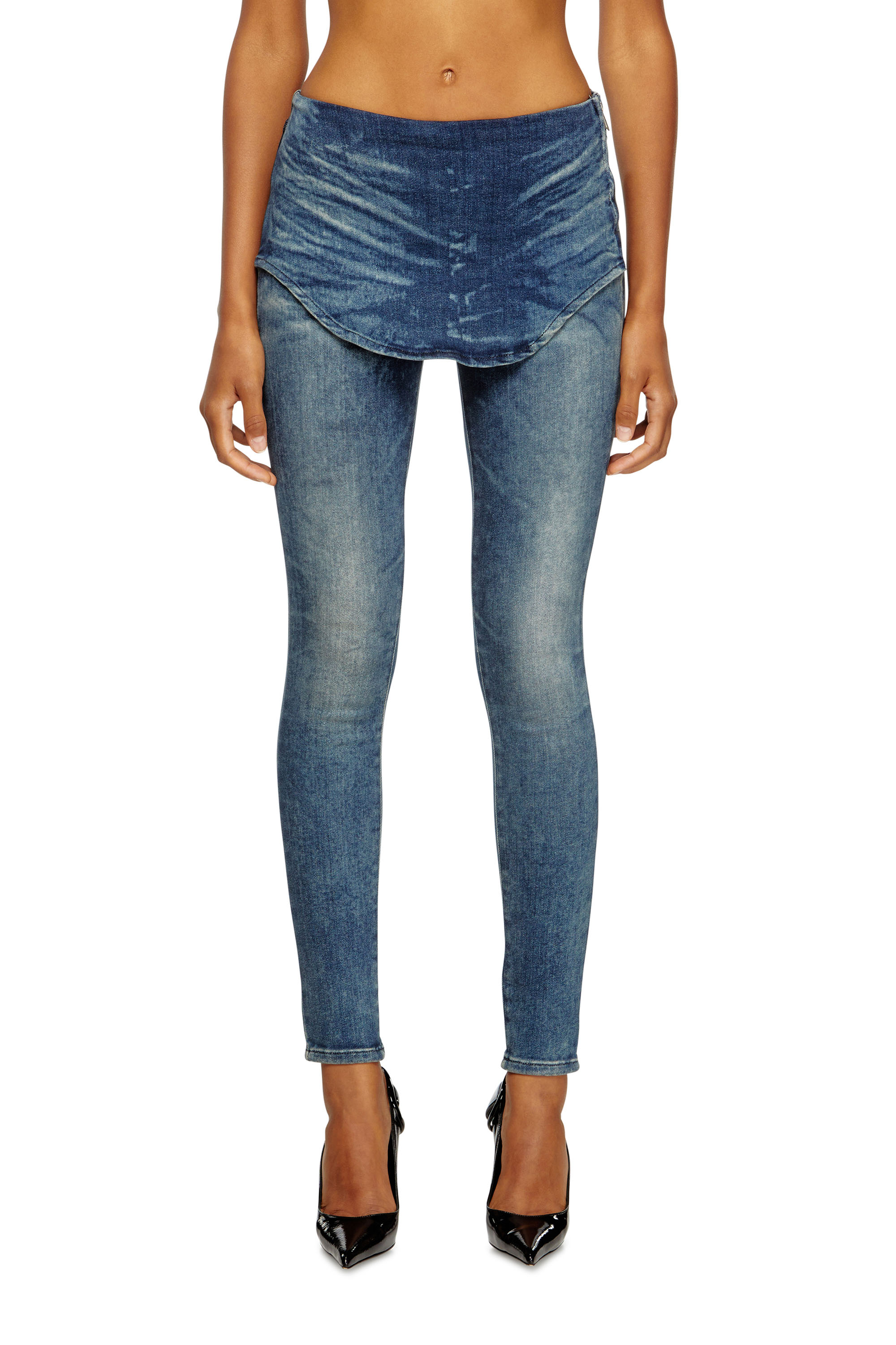 Diesel - Woman's Slim Jeans D-Gnol 09M95, Medium blue - 1