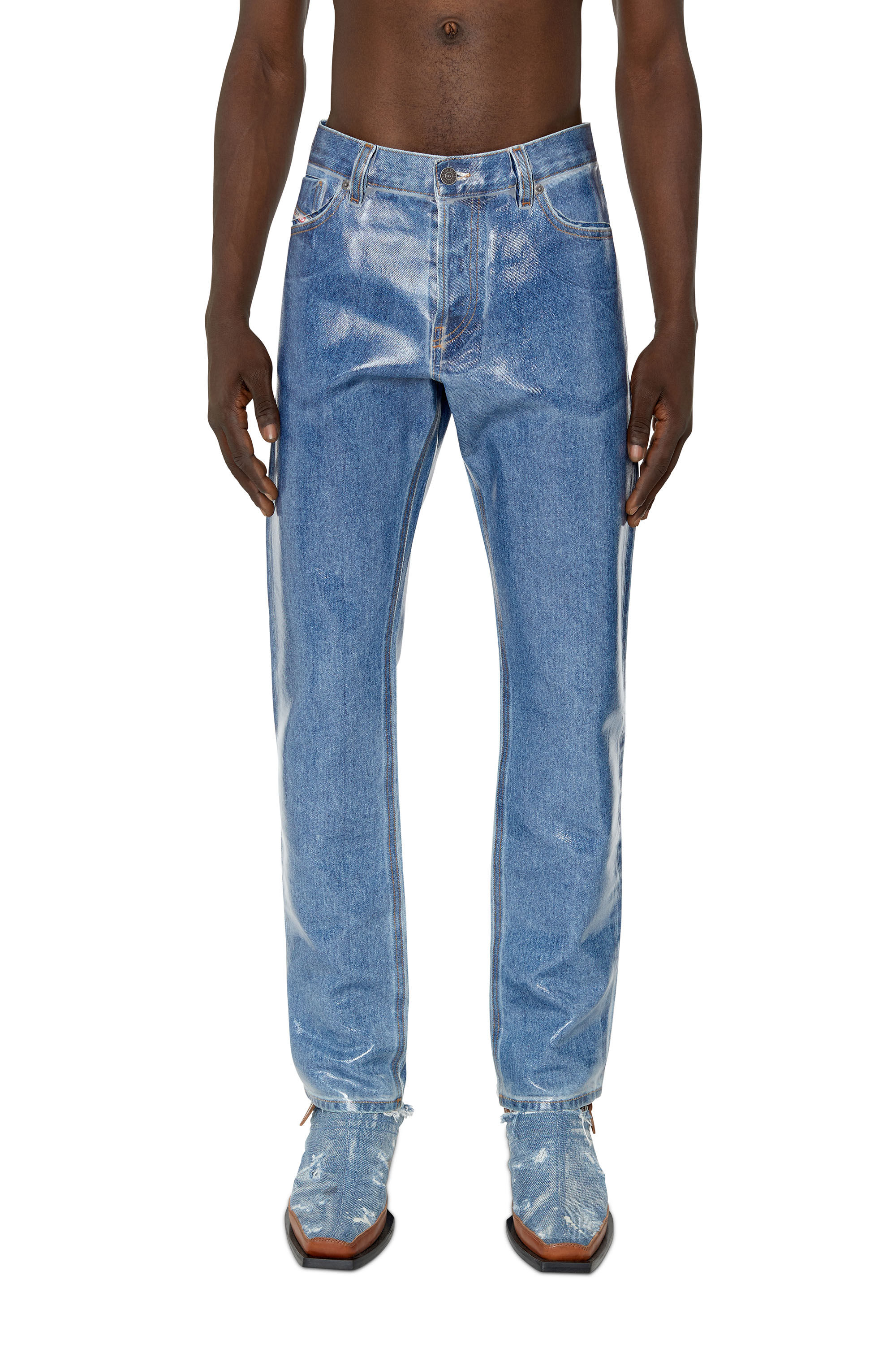 Diesel - 1995 D-Sark 007H7 Straight Jeans, Dark Blue - Image 1