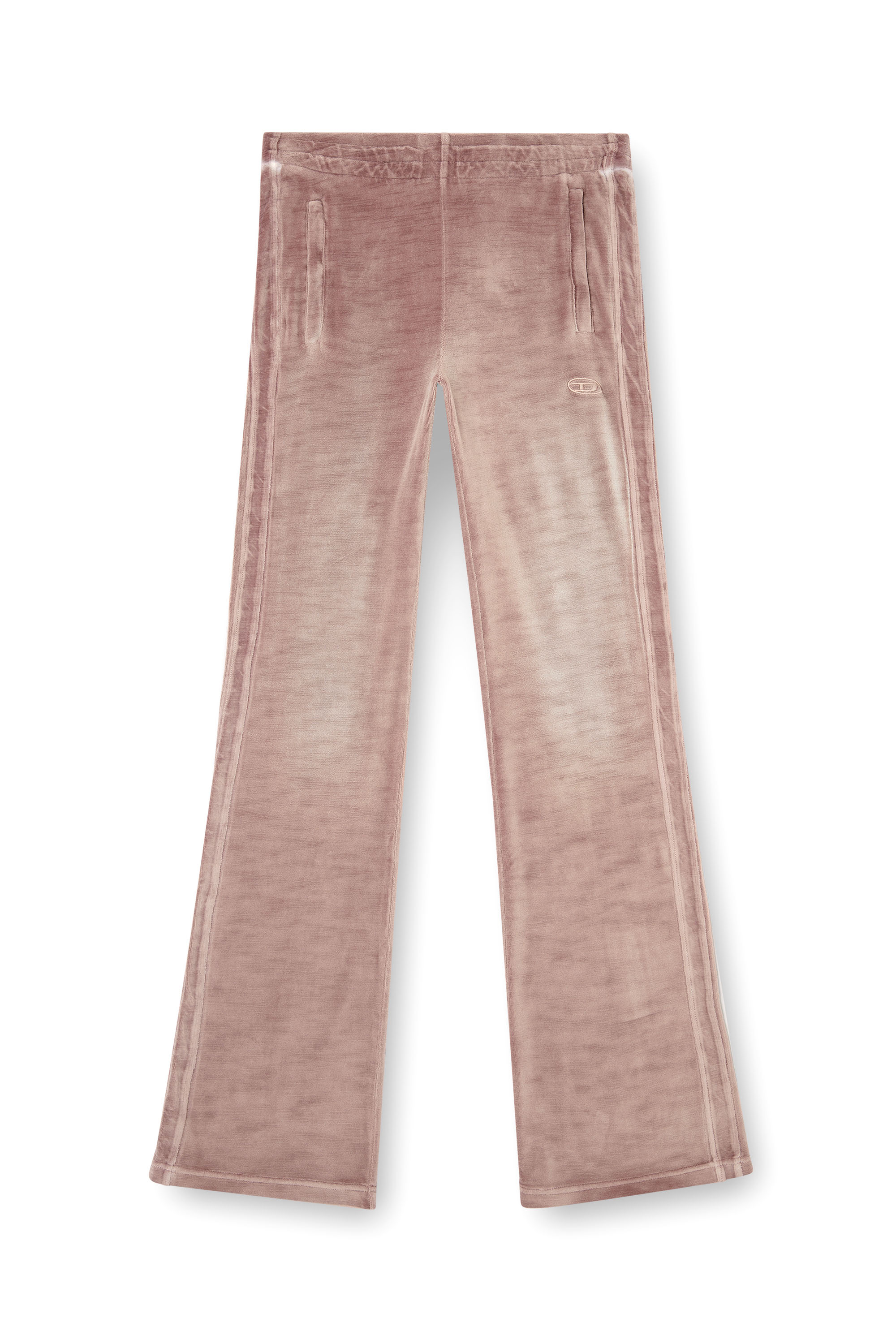 Diesel - P-ELY-Q1, Woman's Wide leg sweatpants in Pink - 3