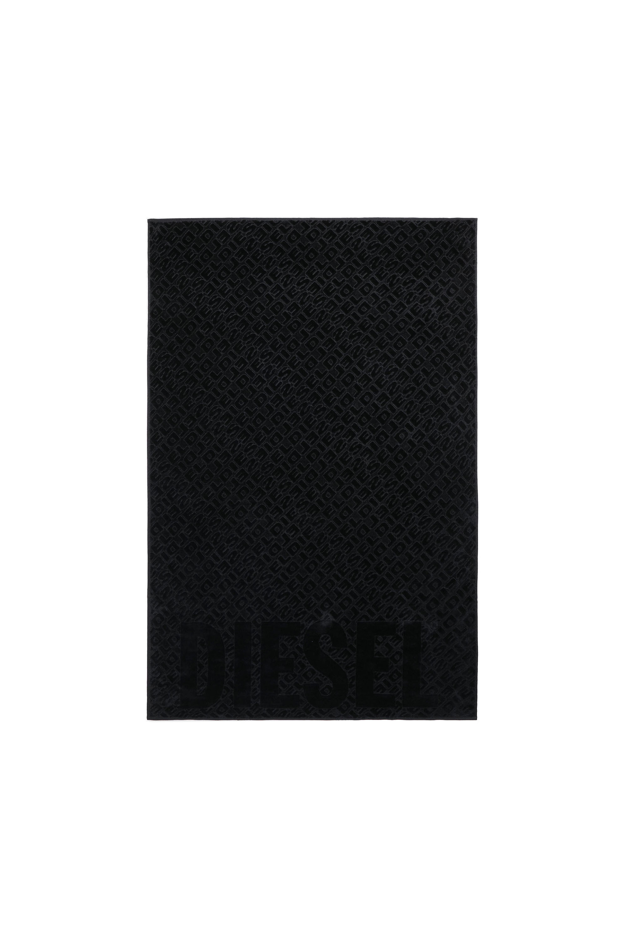 Diesel - TELO 3DLOGO        95X150, Unisex's Gym towel 3D LOGO in Black - 2