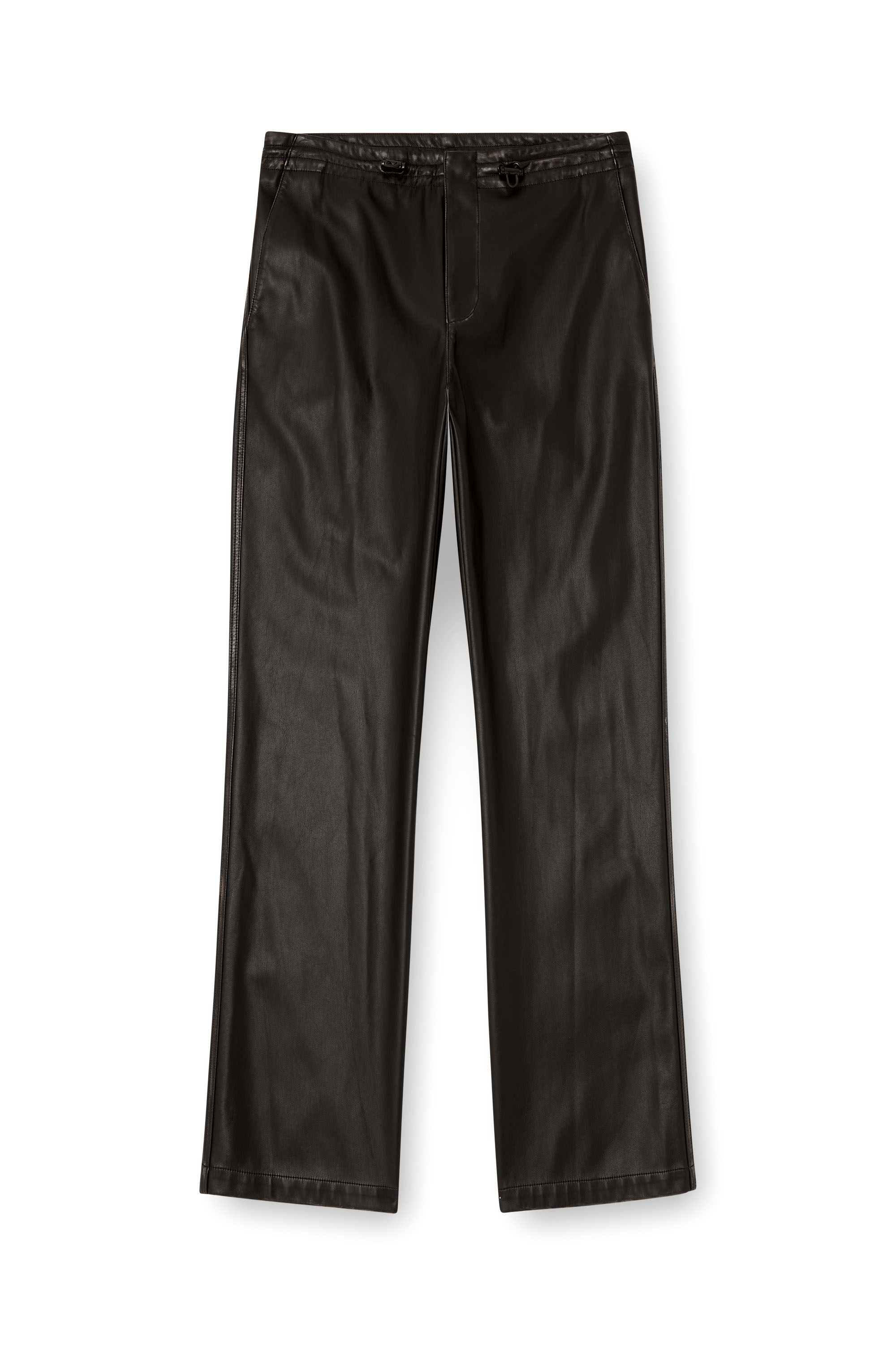 Diesel - P-RIVERS, Man's Pants in treated technical fabric in Black - 3