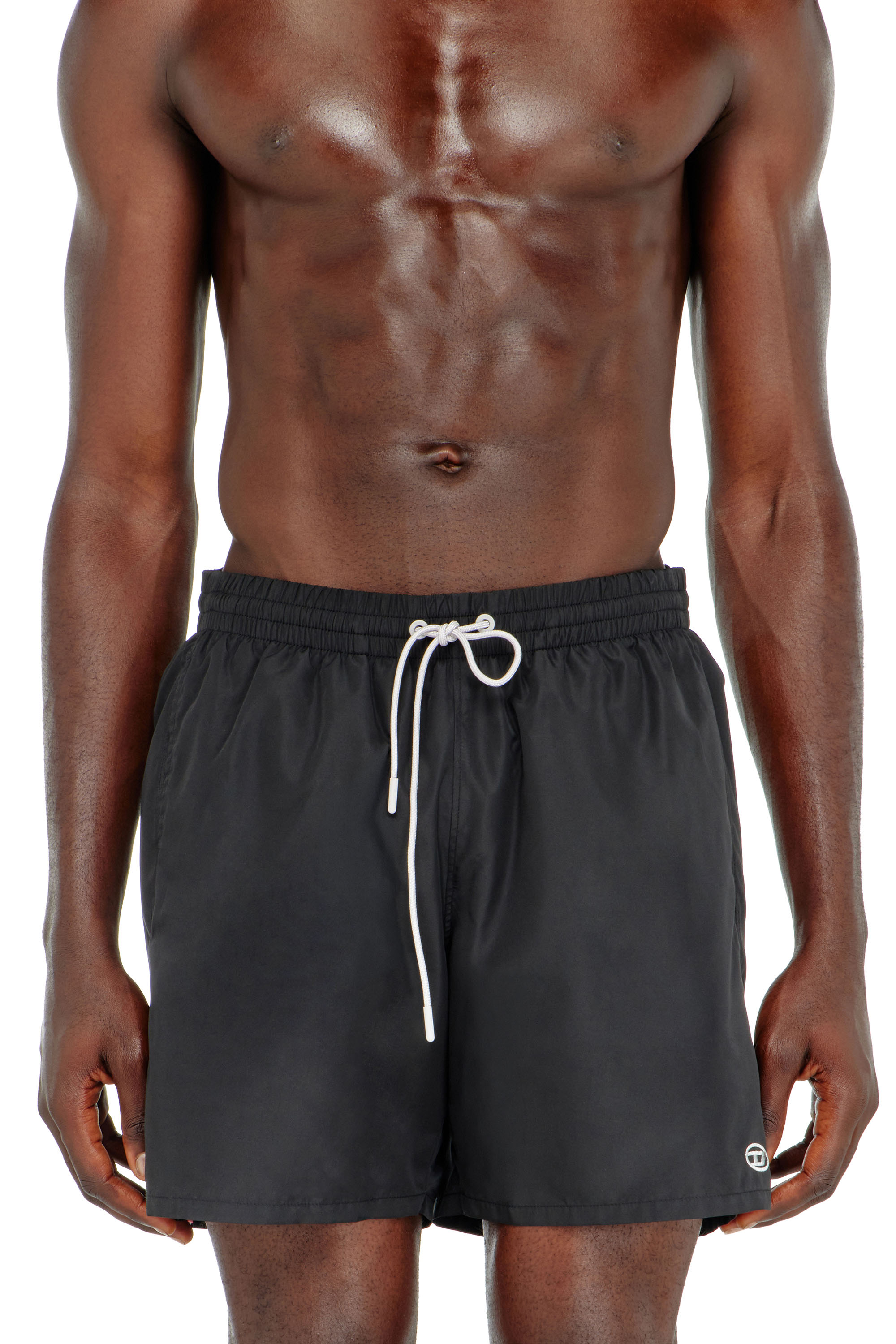 Diesel - GEORGE-41-UTLT, Man's Swim shorts with metallic Oval D logo in null - 2