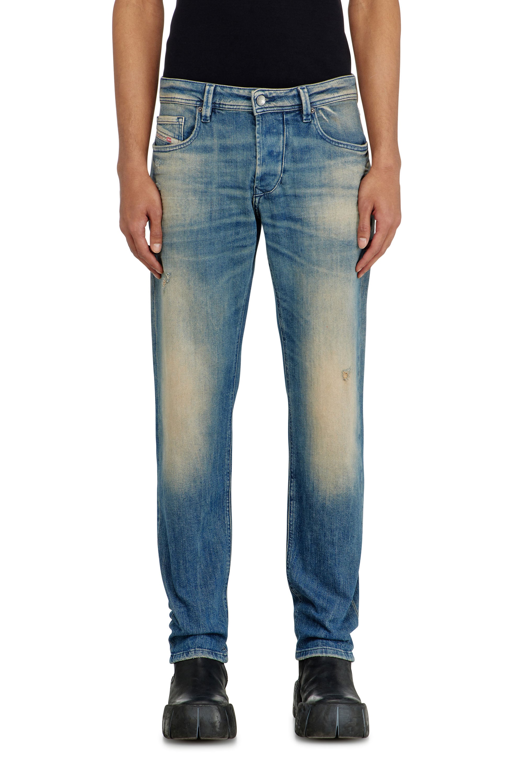 Diesel - Man's Regular 2030 D-Krooley Joggjeans&reg; 068XU, Dark Blue - 2