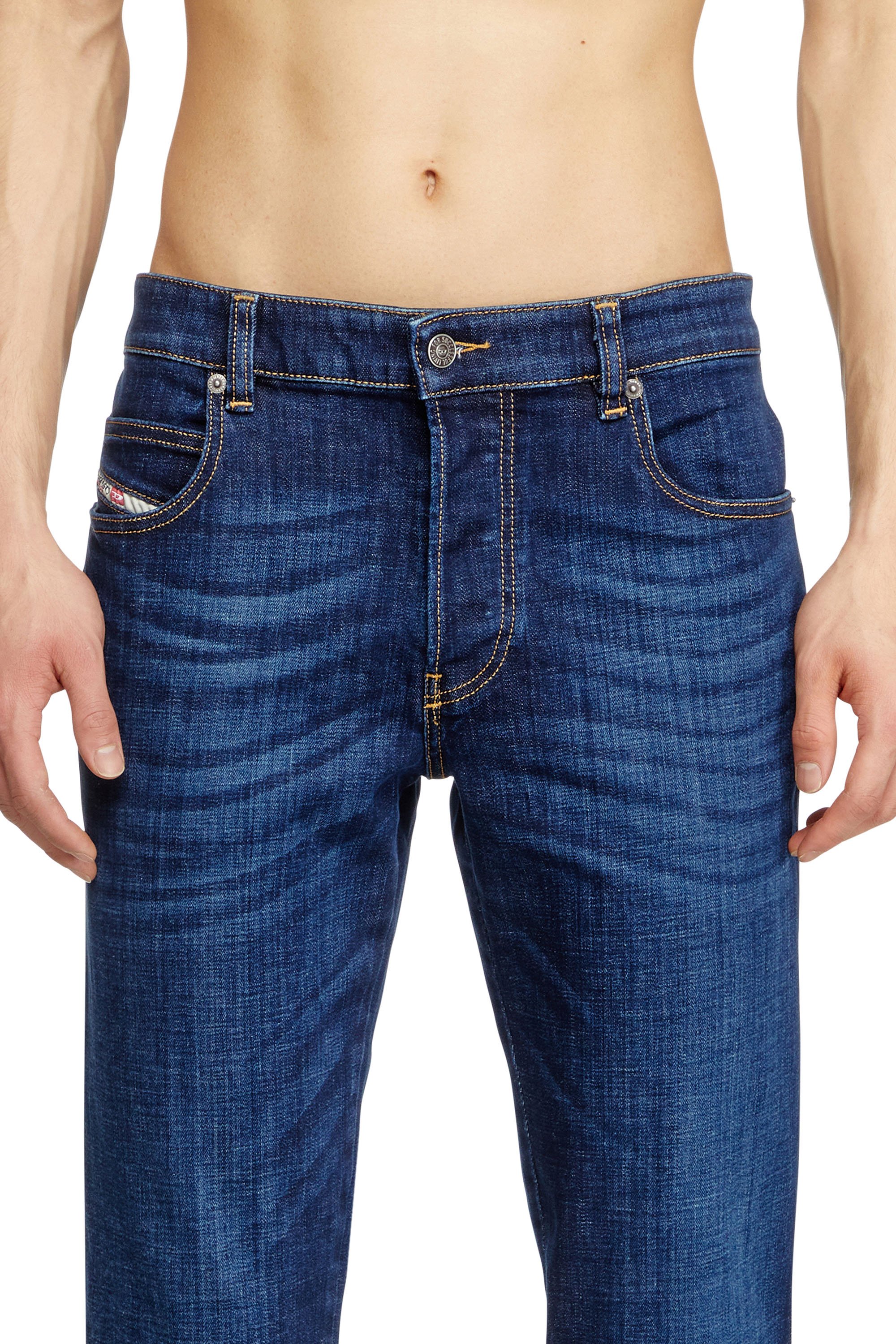 Diesel - Man's Slim Jeans 1993 D-Vyl 09F89, Dark Blue - 5