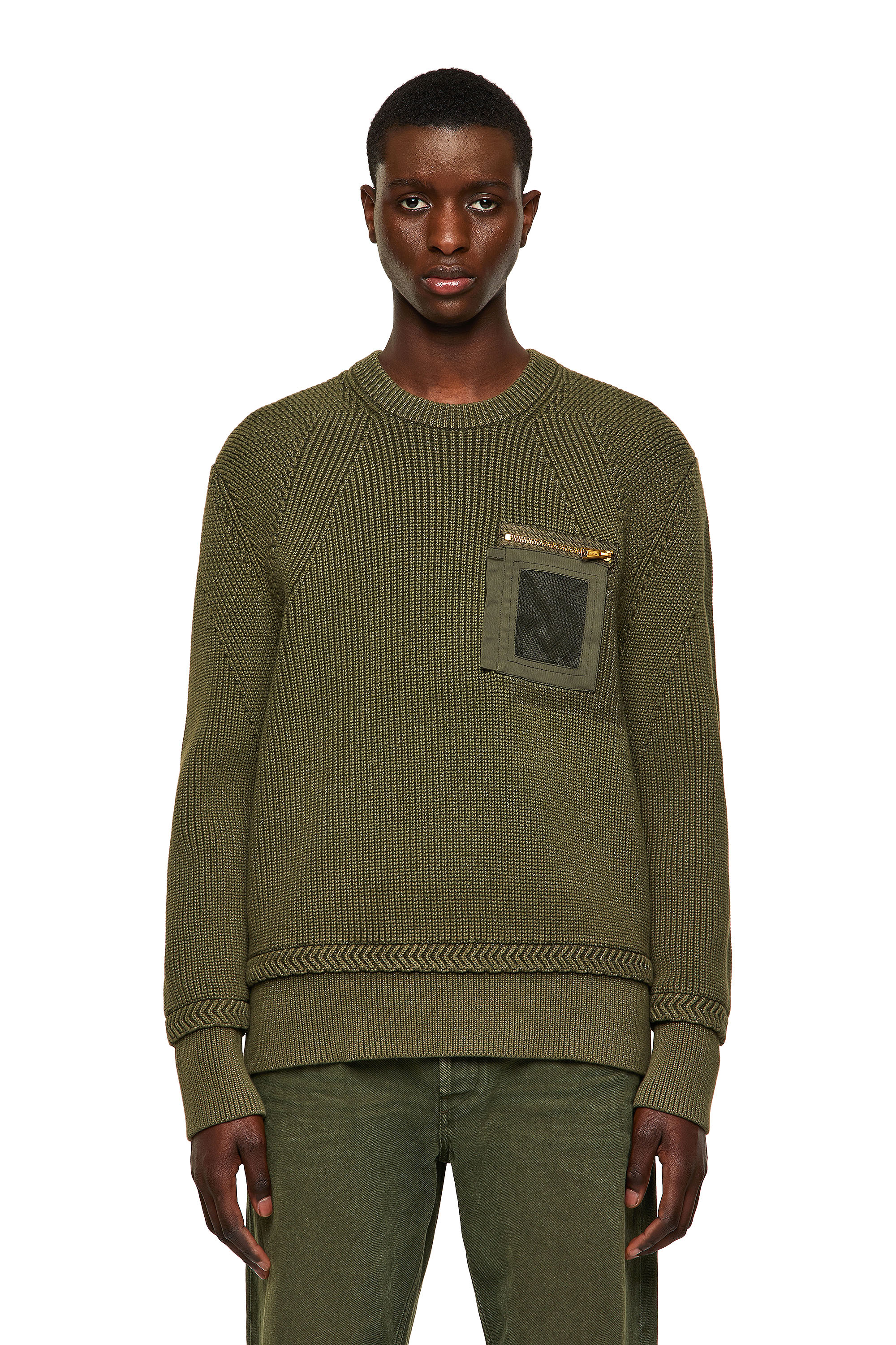 K-MAINE, Olive Green - Knitwear