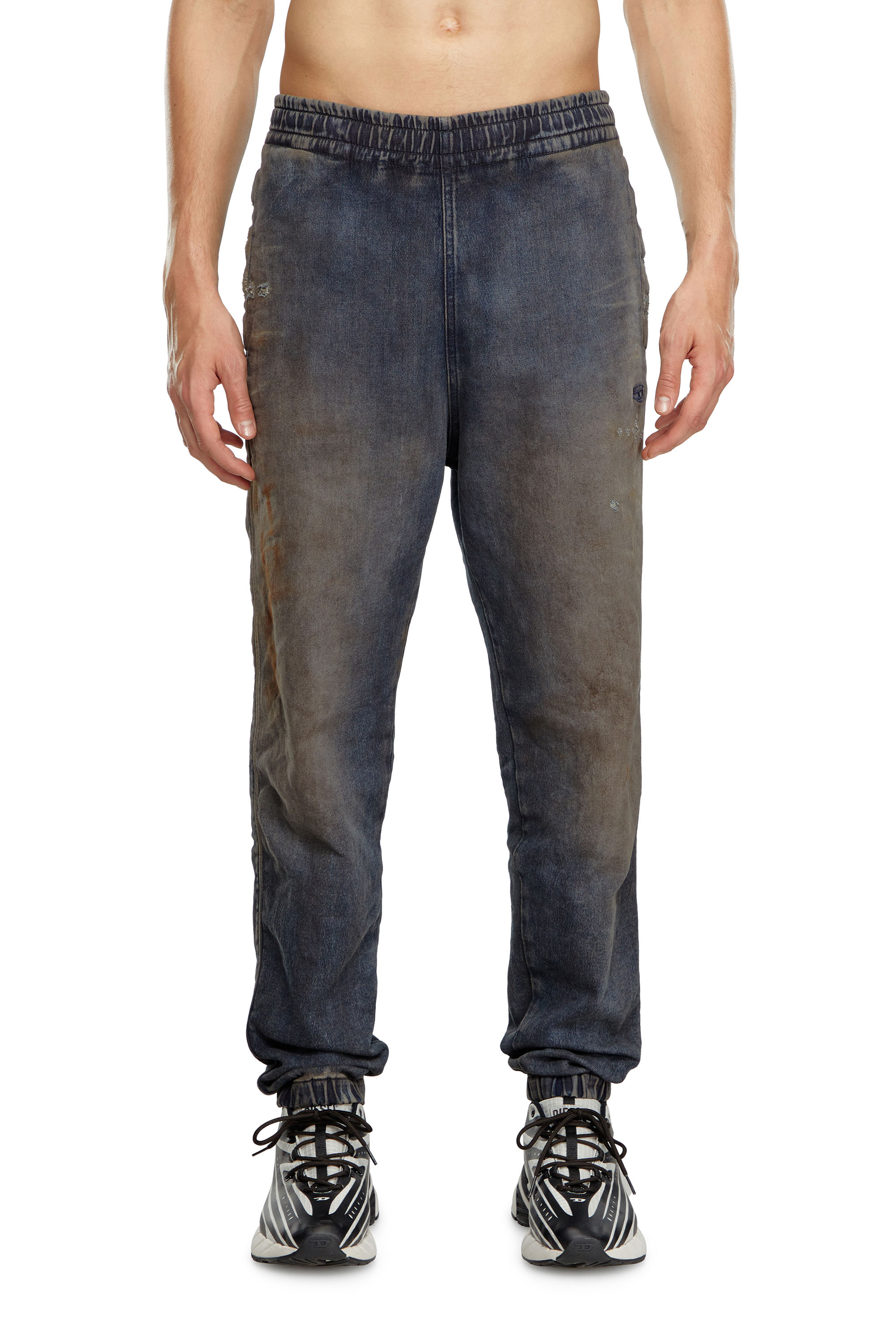 Diesel - Man's Slim D-Labb Track denim 068LV, Dark Blue - 1