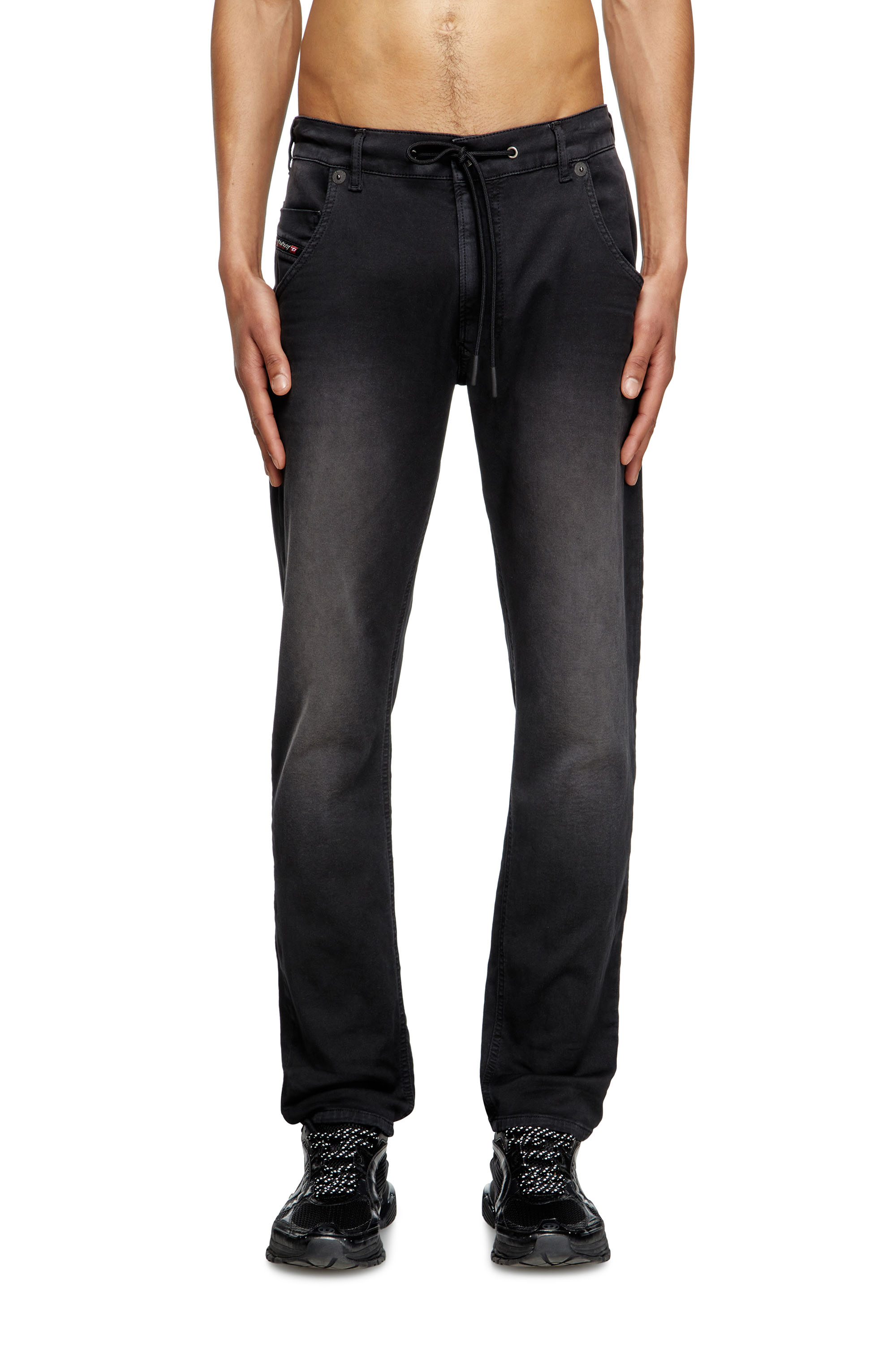 Regular 2032 D-Krooley Joggjeans® 0670M, Black/Dark grey Diesel - Man's Regular 2032 D-Krooley Joggjeans® 0670M, Black/Dark grey - 3