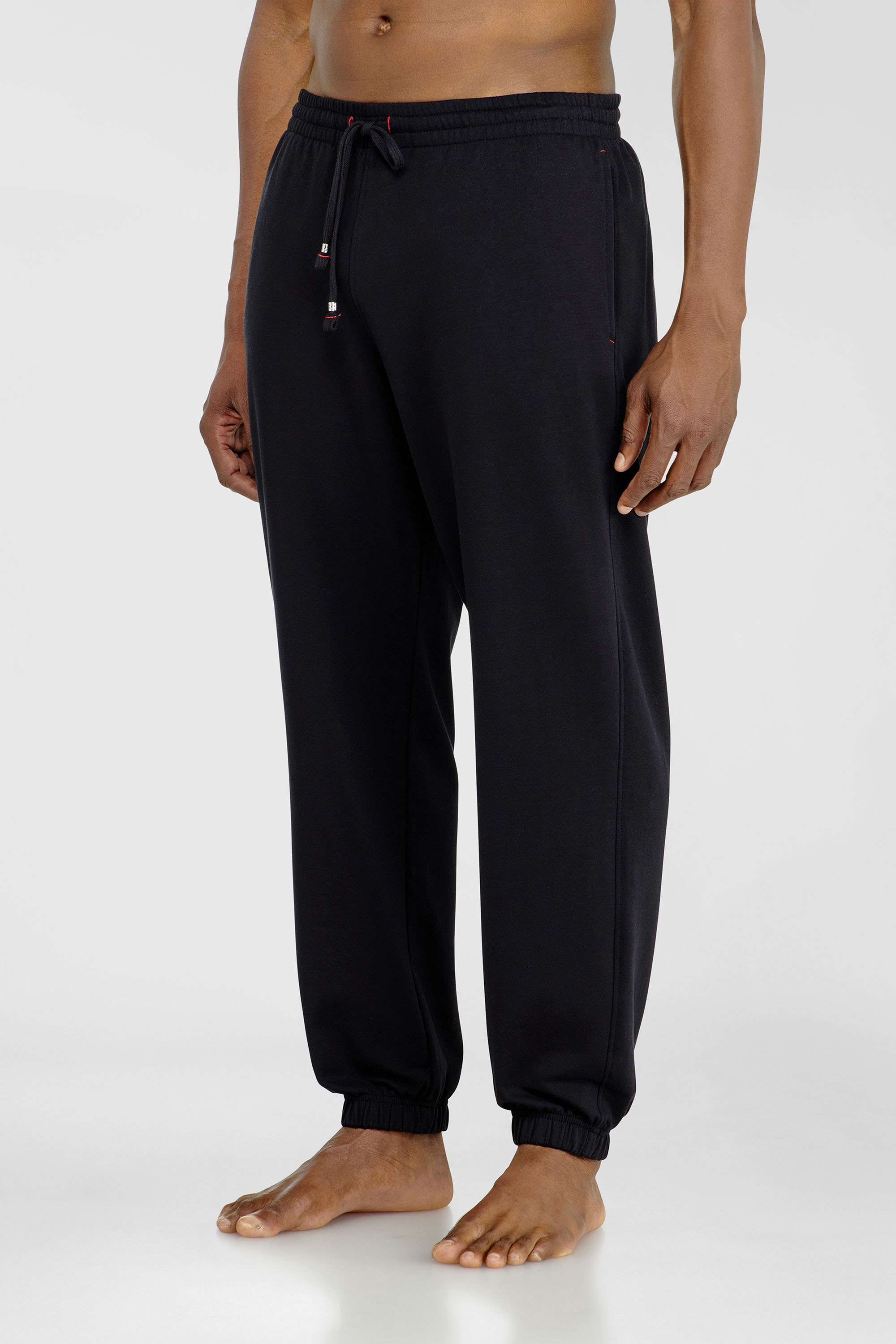 Sweatpants in peached cotton blend