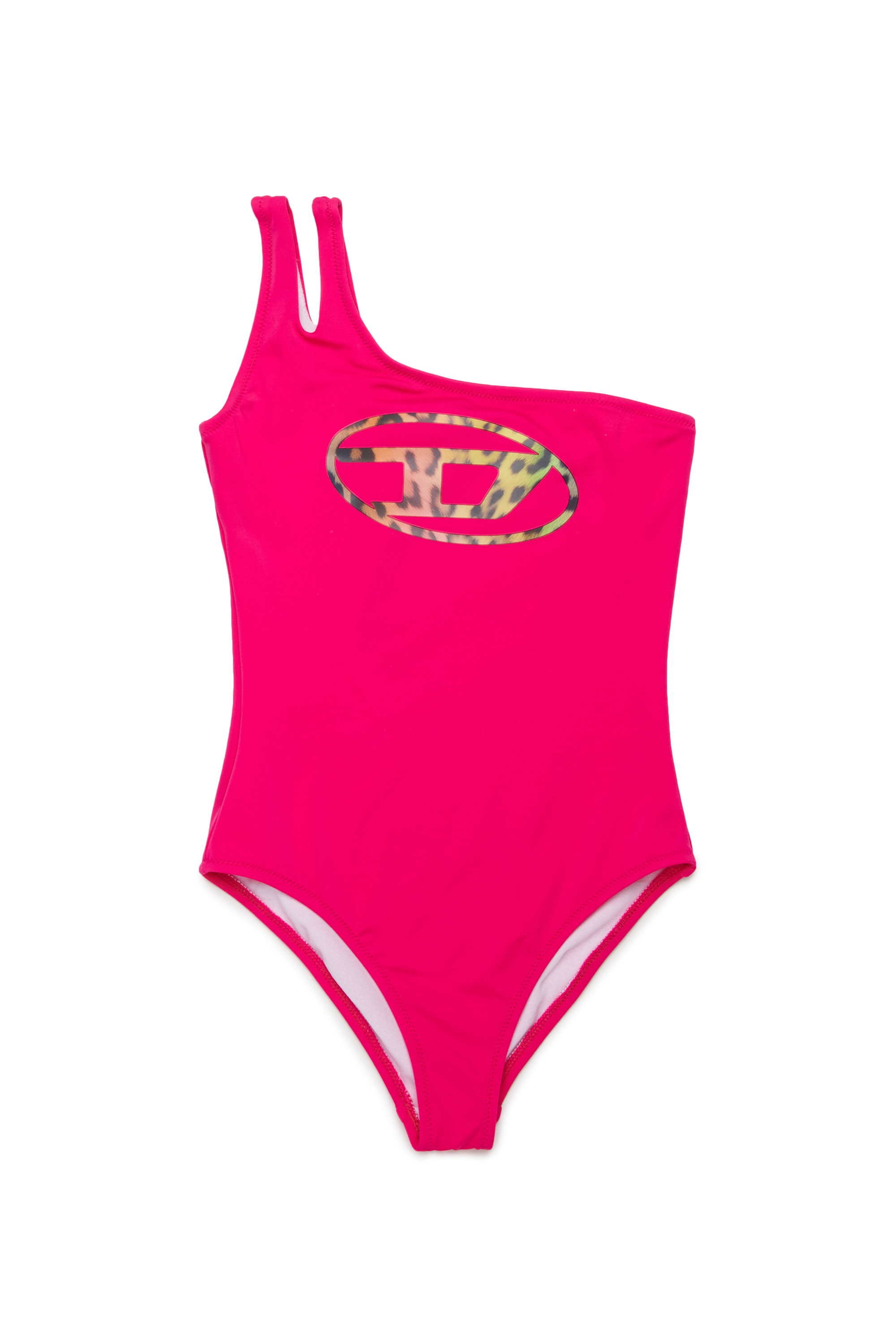 Diesel - MILEO, Woman's Swimsuit with animalier logo in Pink - 1