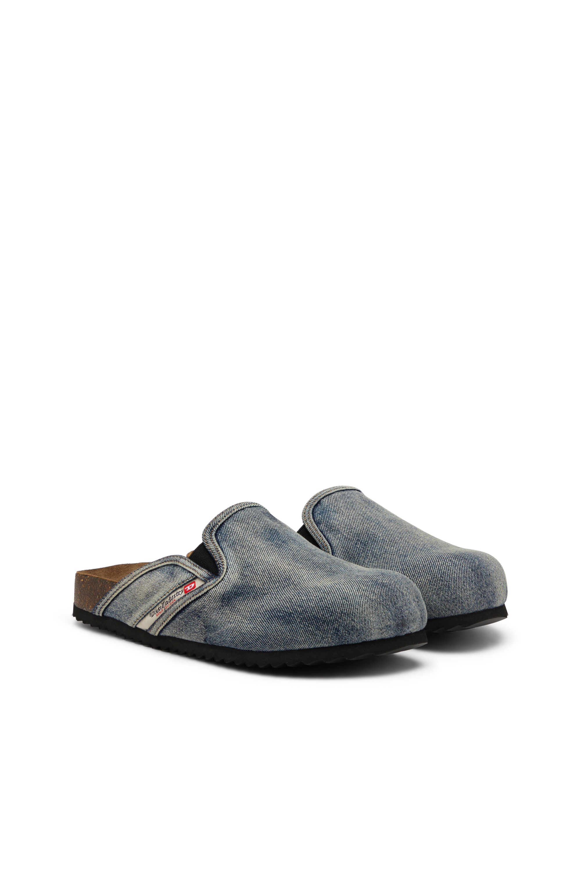 Diesel - D-WOODSTOCK SLIP-ON, Man's D-Woodstock-Denim mules in Dark Blue - 2