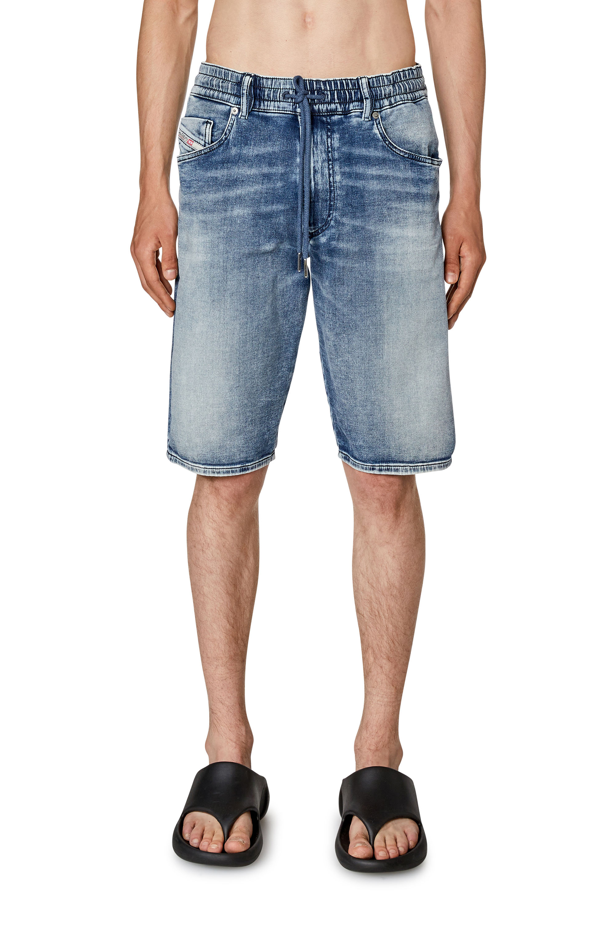 Diesel - D-KROOLEY-SHORT JOGG, Light Blue - Image 2