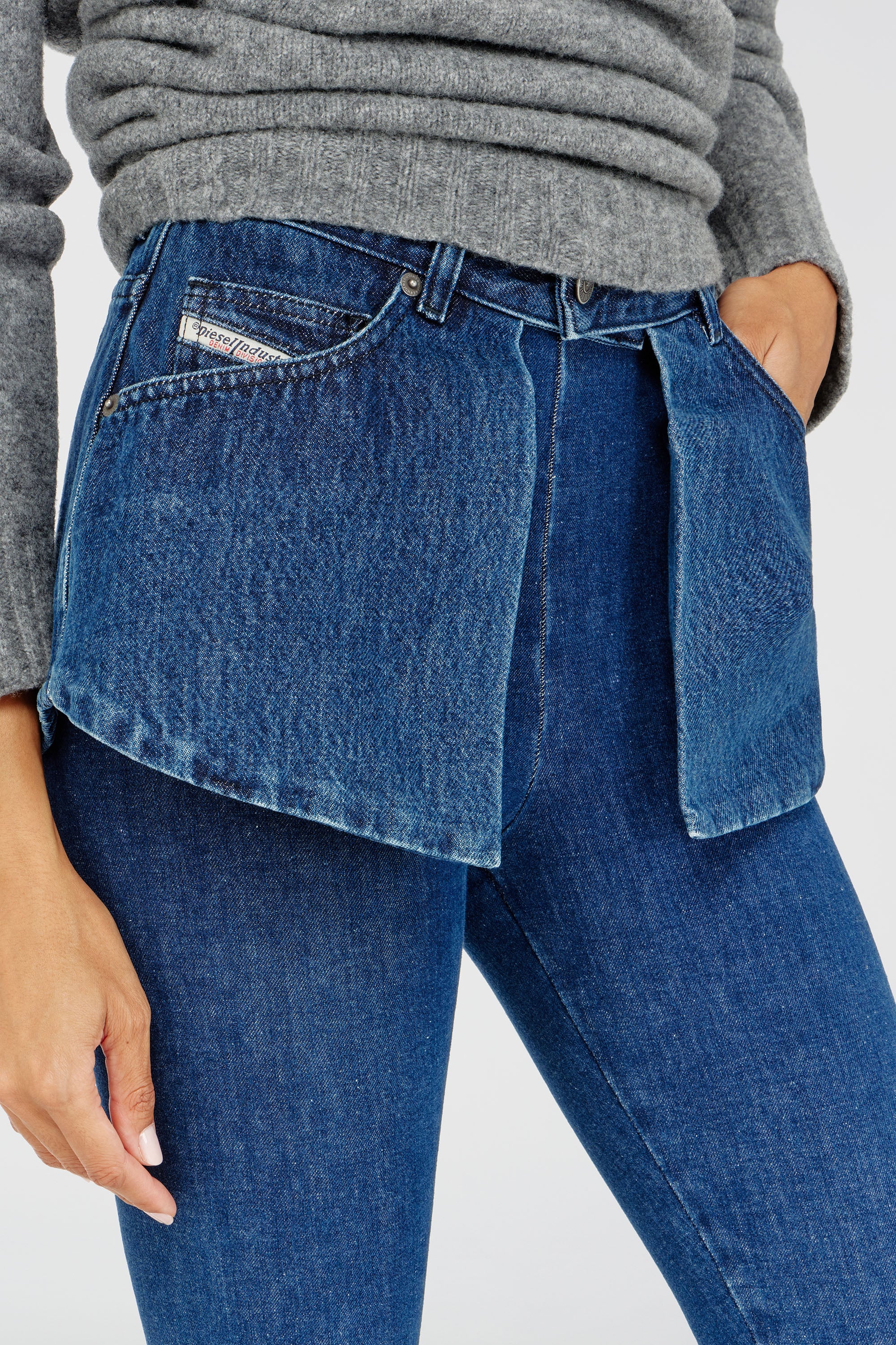 Diesel - Woman's Skinny Jeans D-Spika 09R31, Dark Blue - 8