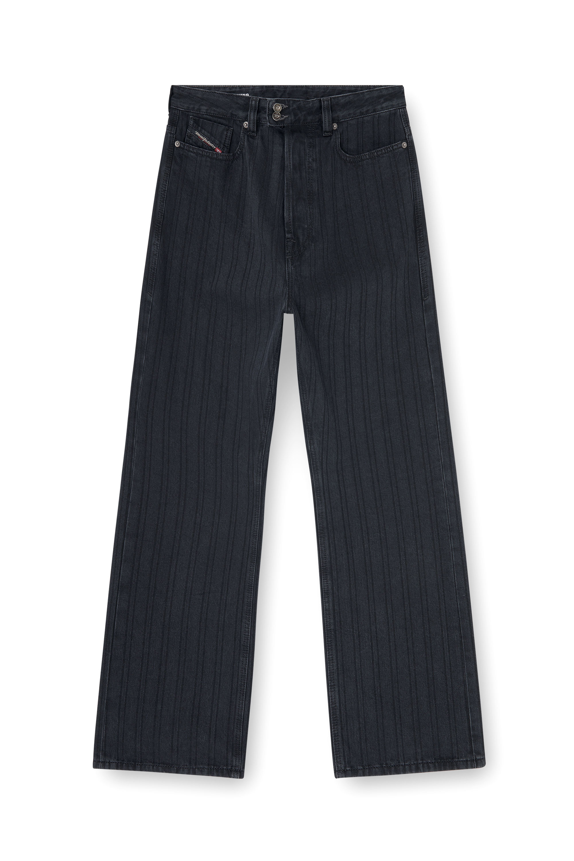 Diesel - Man's Relaxed Jeans 1980 D-Eeper 09Q12, Black/Dark grey - 6