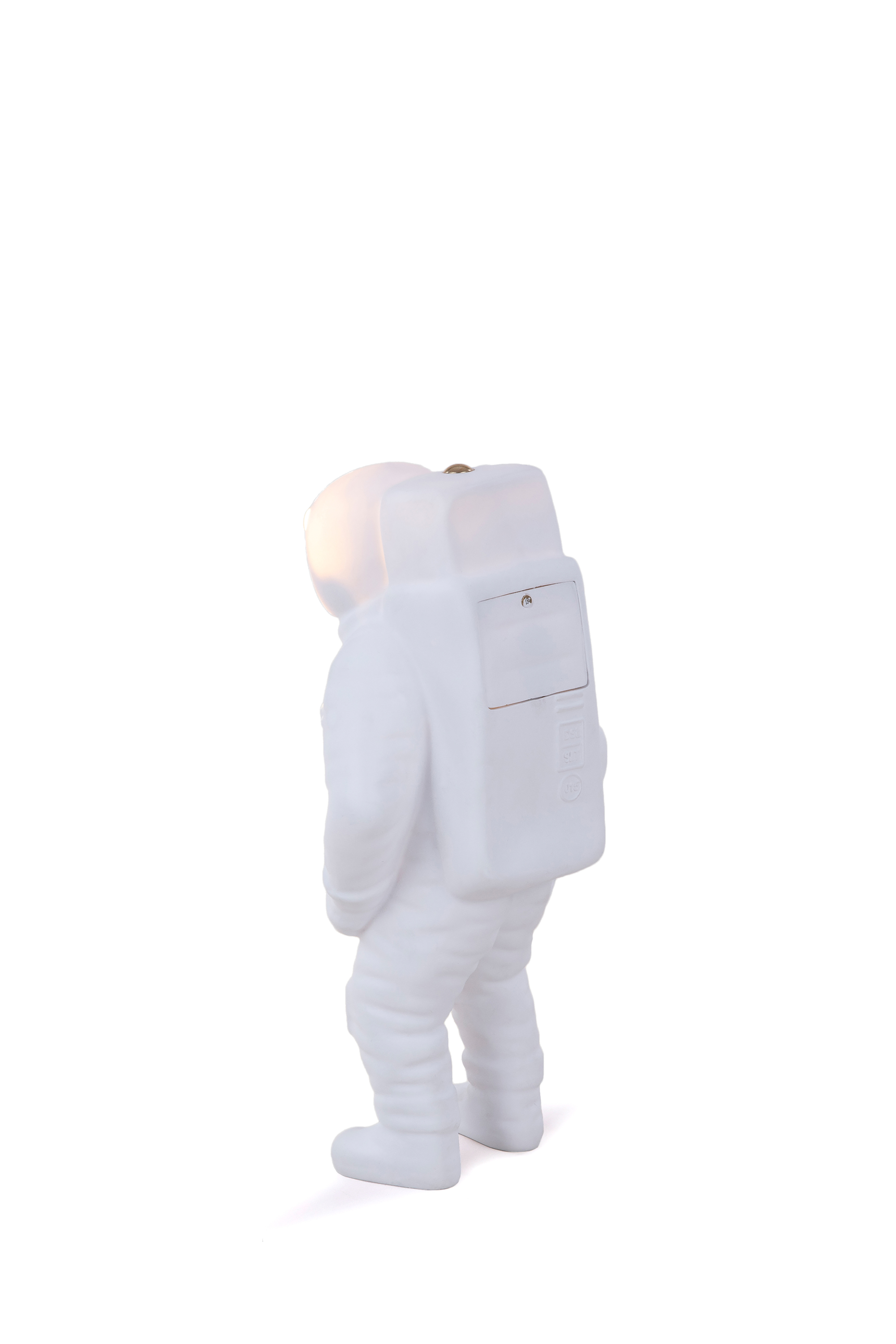 Diesel - 10939COSMIC FLASHING, Unisex's Resin rechargeable led table lamp "Cosmic-flashing starman" in White - 4