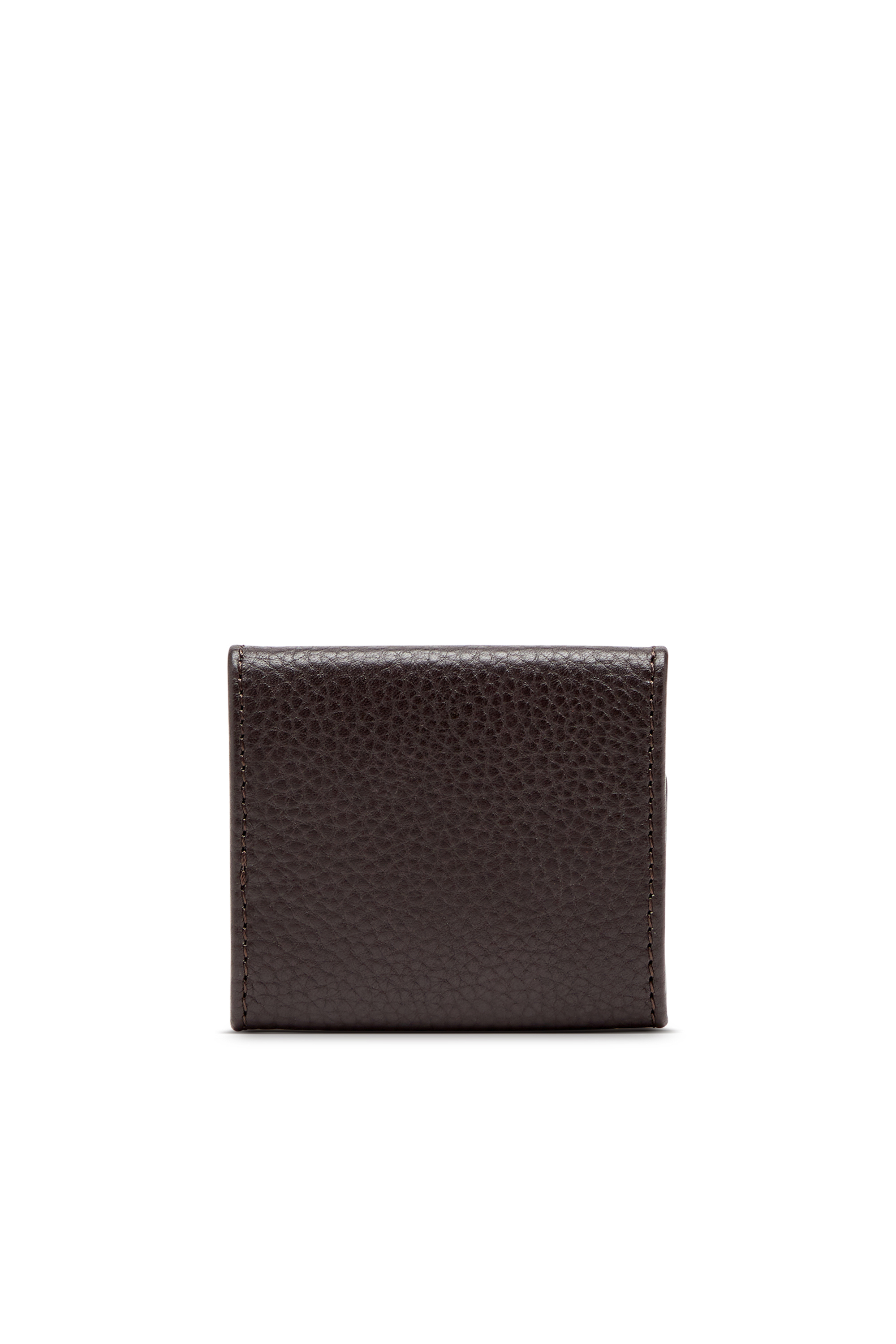 HISSU EVO COIN CASE, Dark Brown Diesel - HISSU EVO COIN CASE, Man's Coin purse in grainy leather in Dark Brown - 2