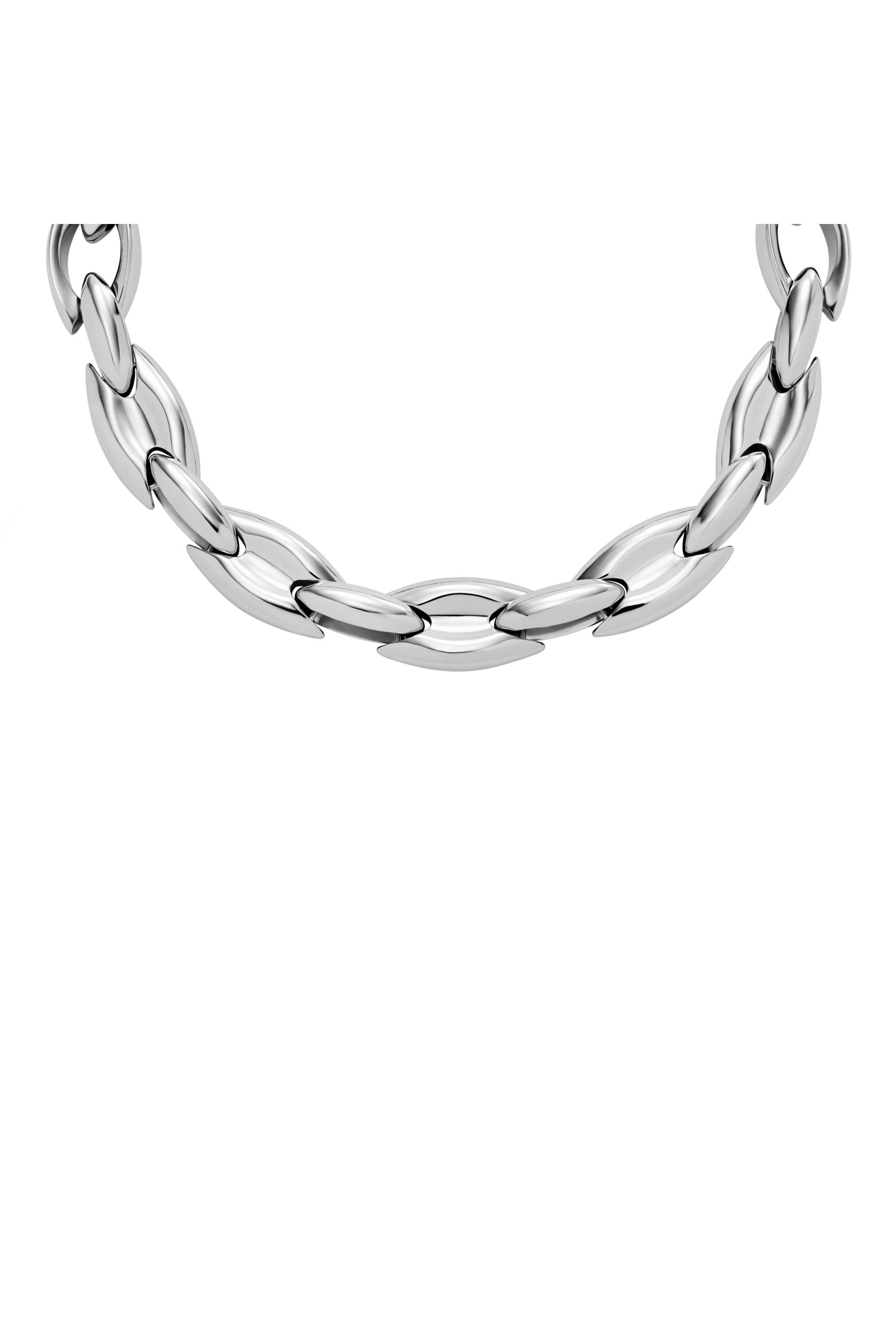 Diesel - DX1586040 JEWEL, Unisex's Stainless Steel Chain Necklace in Silver - 2