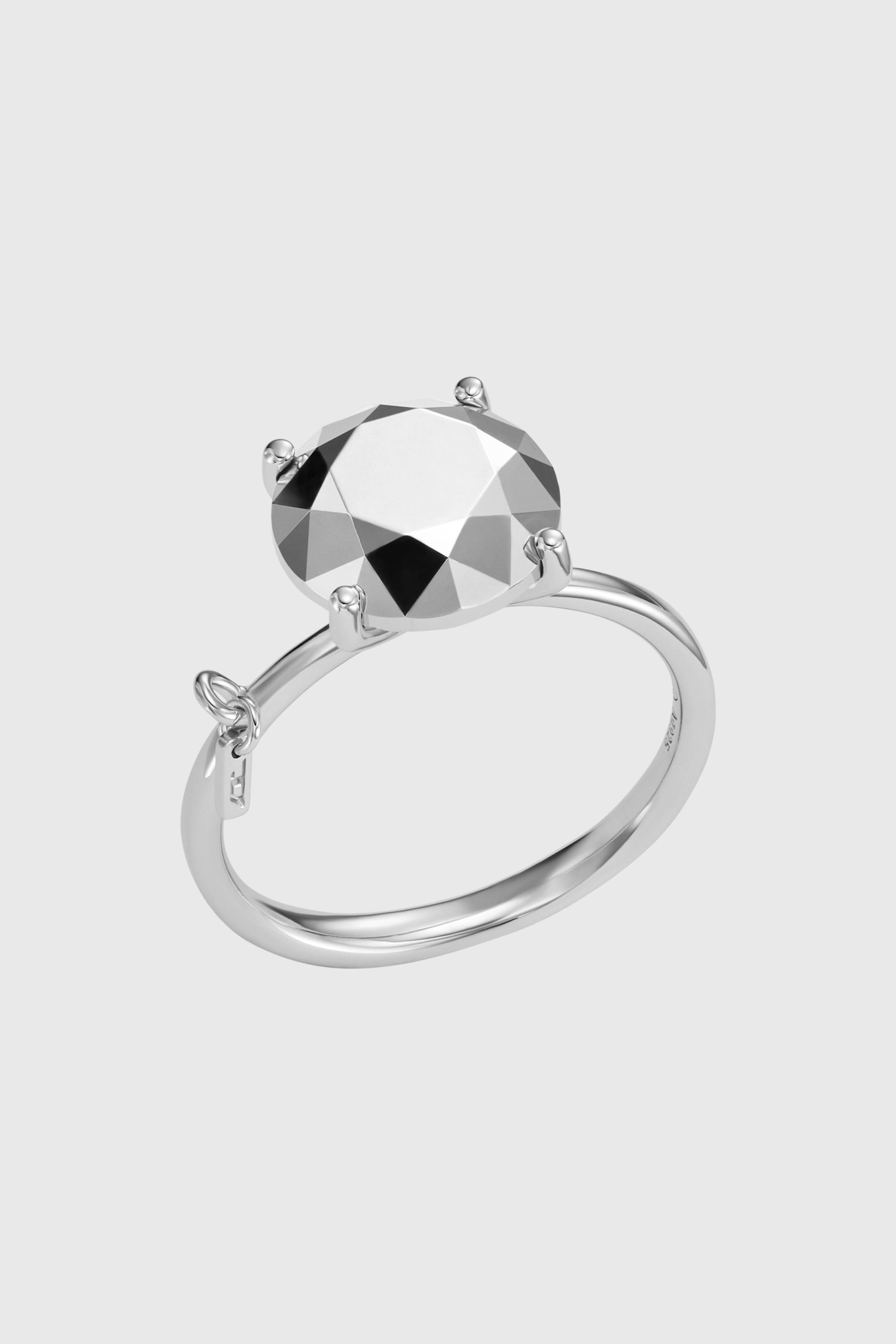 Diamond Cut Sterling Silver Ring