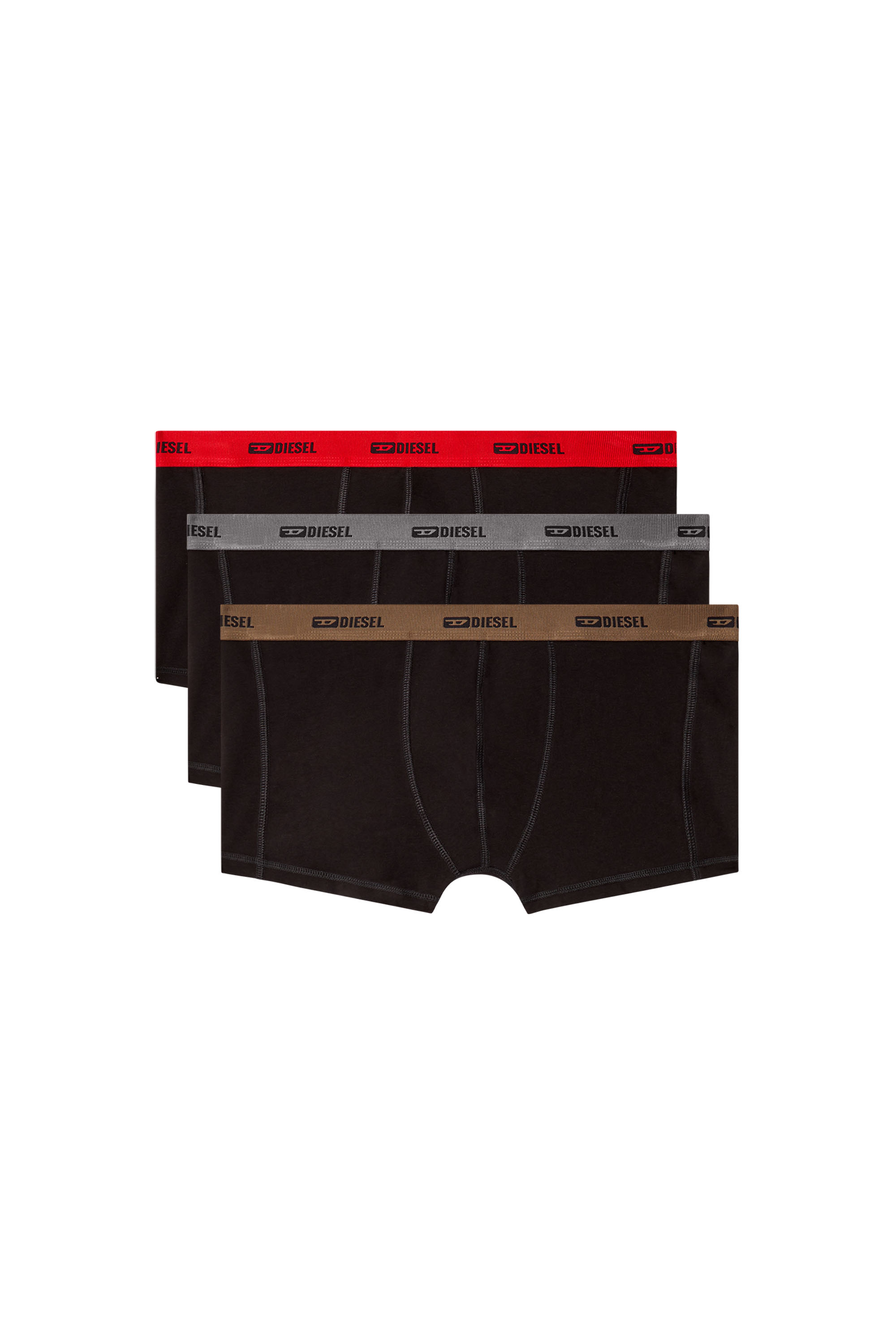 Diesel - DAMIEN-UTLT-3PACK, Man's 3-pack of boxer briefs in Multicolor/Black - 1