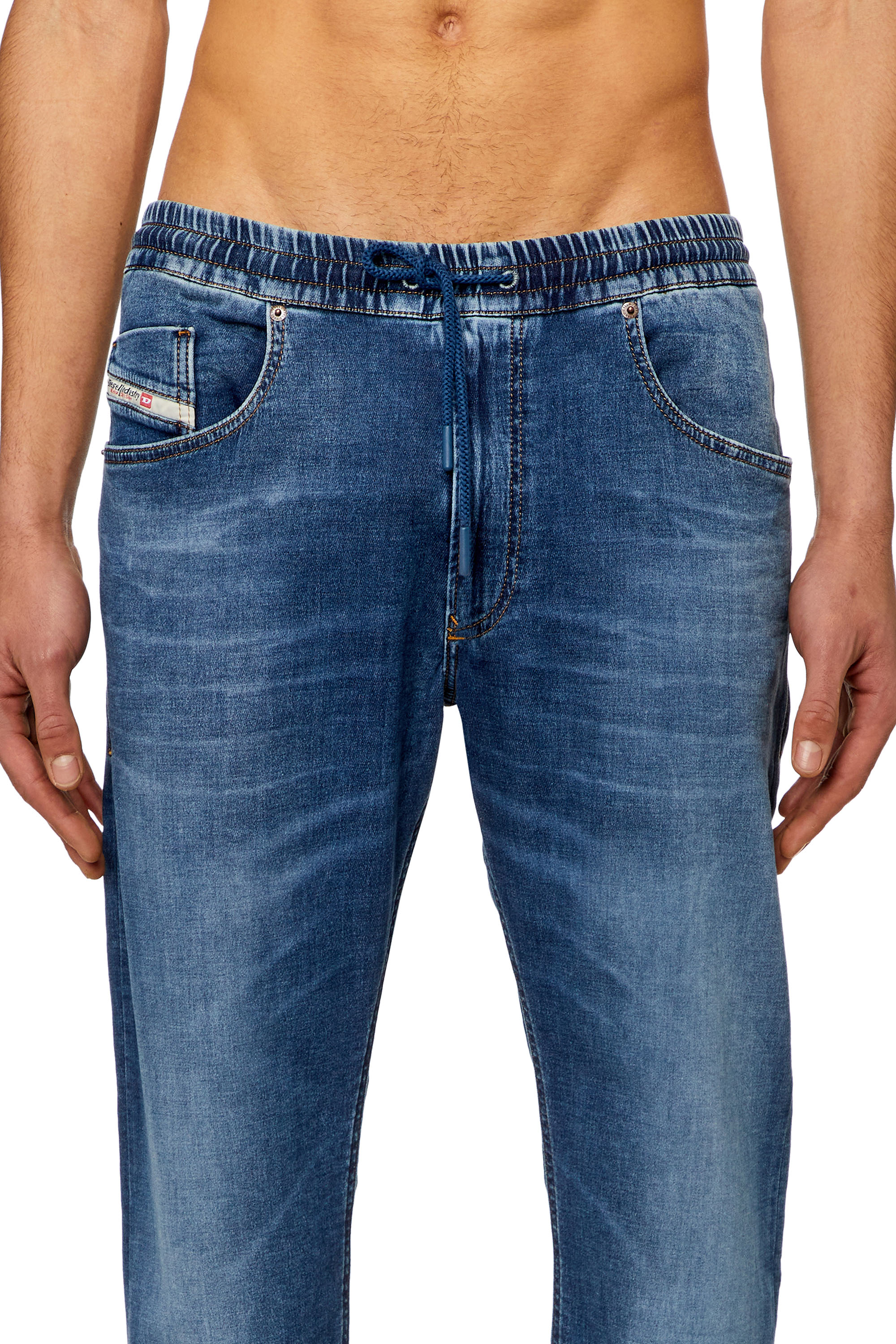 Diesel - Tapered 2030 D-Krooley Joggjeans® 068HY, Medium blue - Image 3
