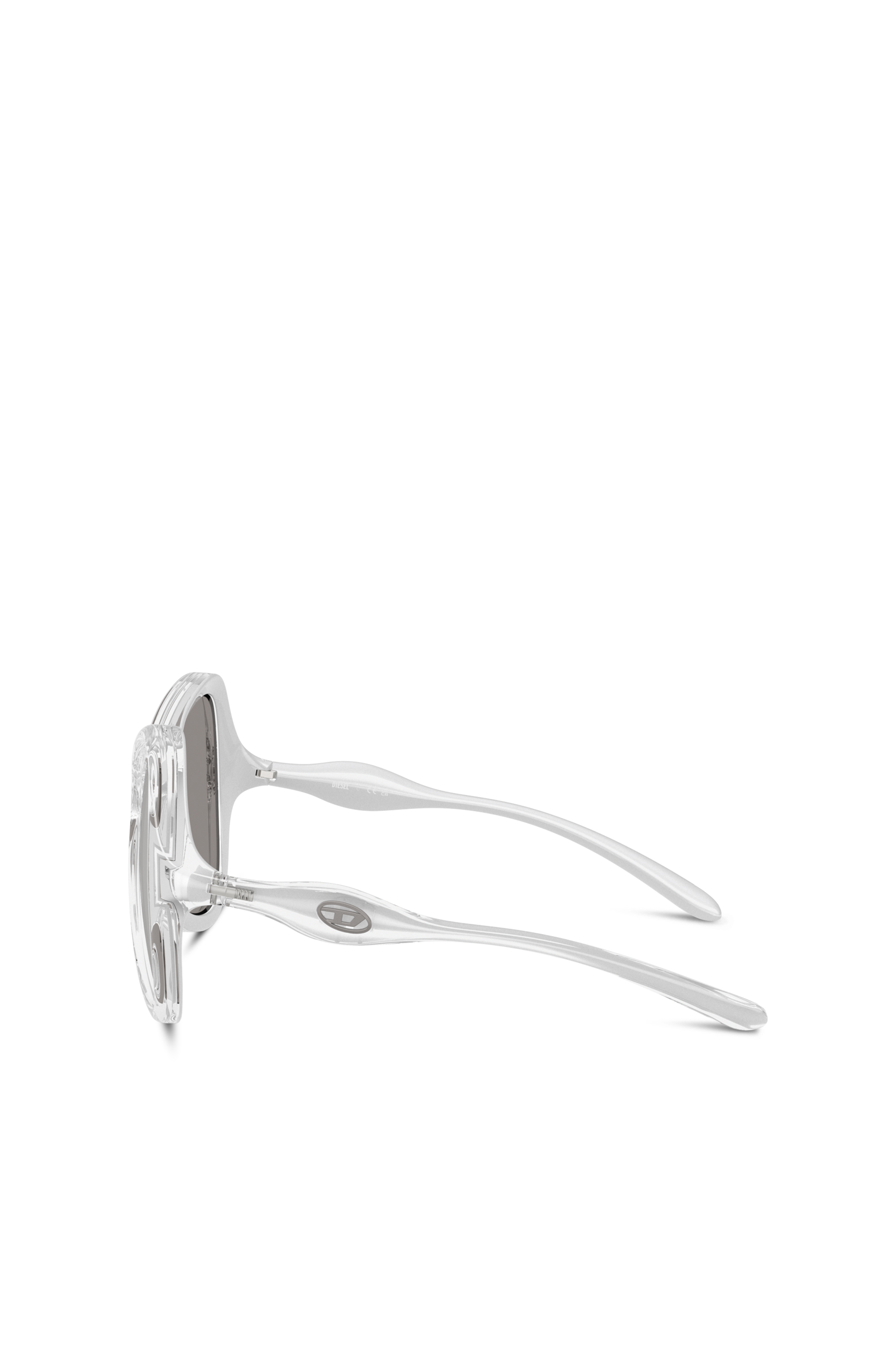 Diesel - 0DL3010U, Unisex's Cat-eye style sunglasses in Grey - 3
