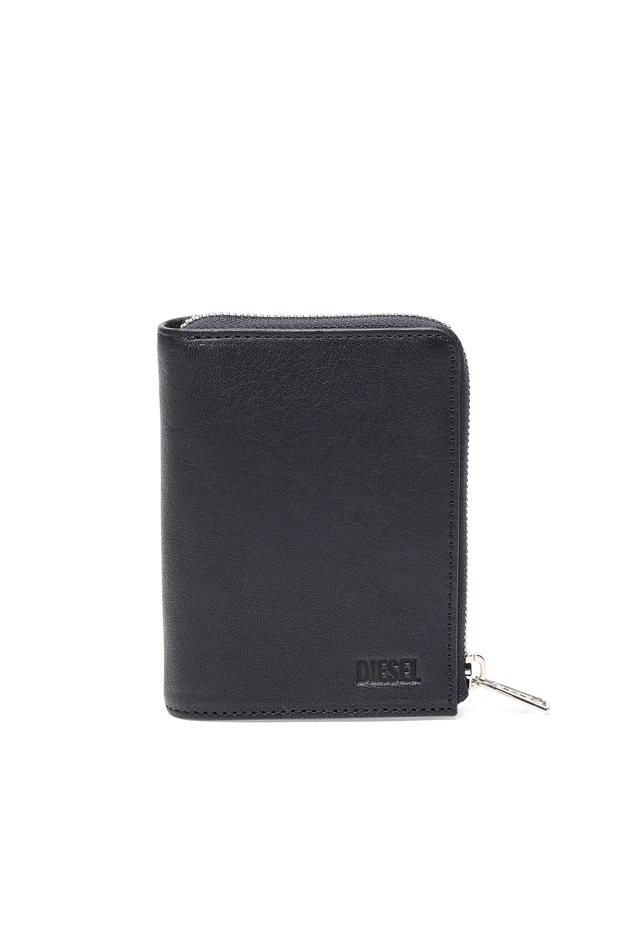 diesel black leather wallet