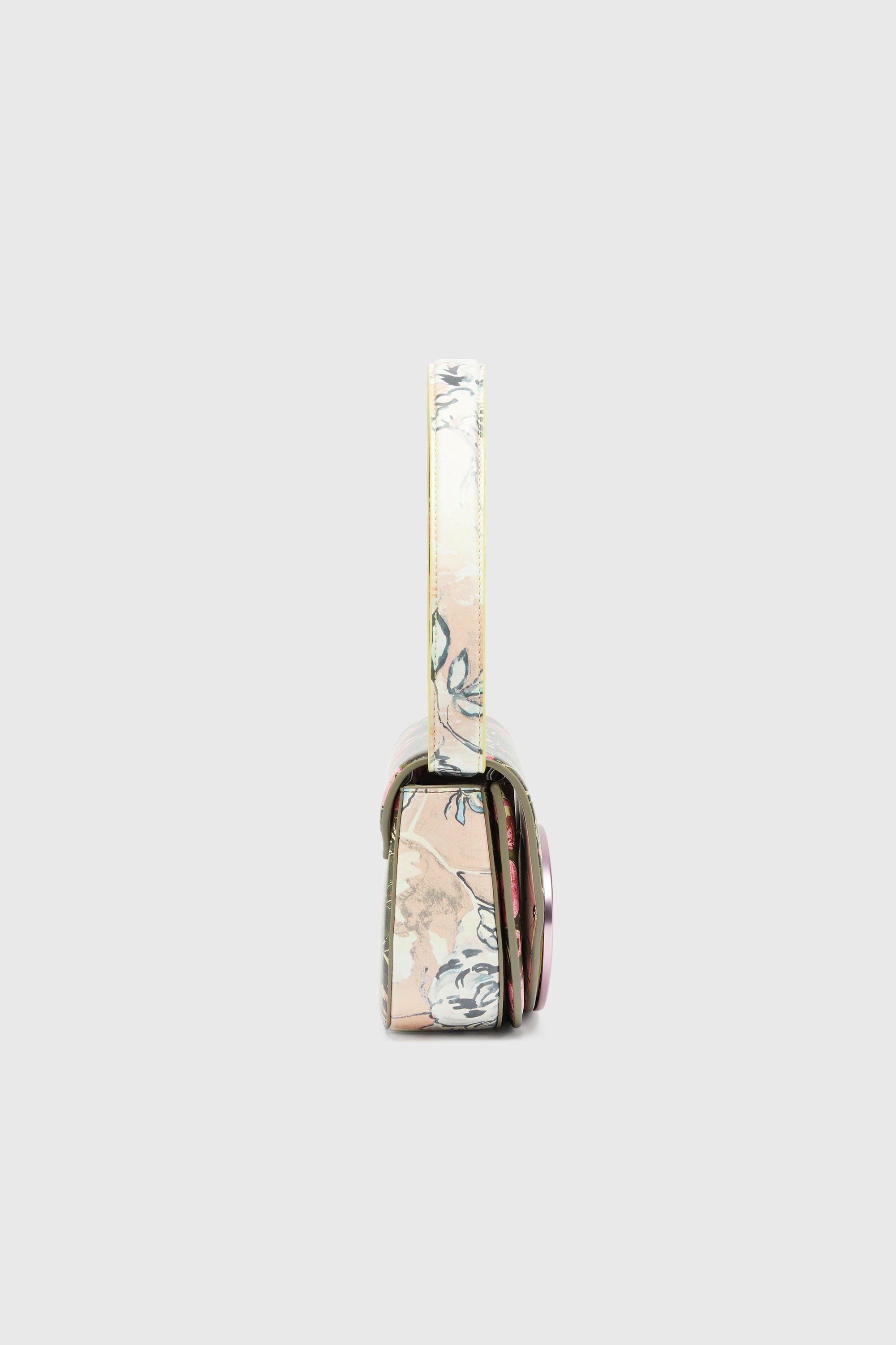 Diesel - 1DR, Woman's 1DR-Iconic shoulder bag with floral print in Multicolor - 5