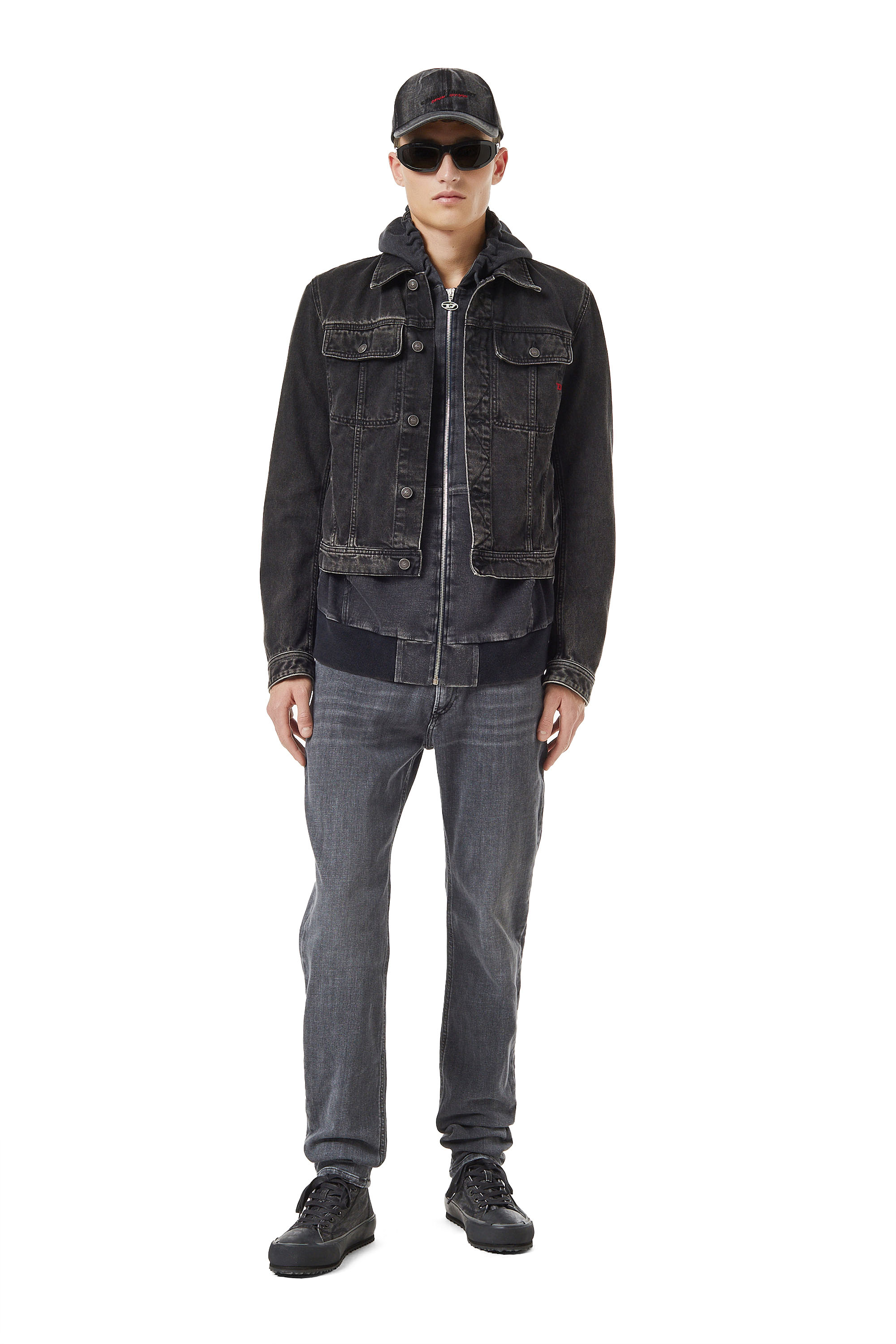 Diesel - Skinny Jeans 1979 Sleenker 09B97, Black/Dark grey - Image 5