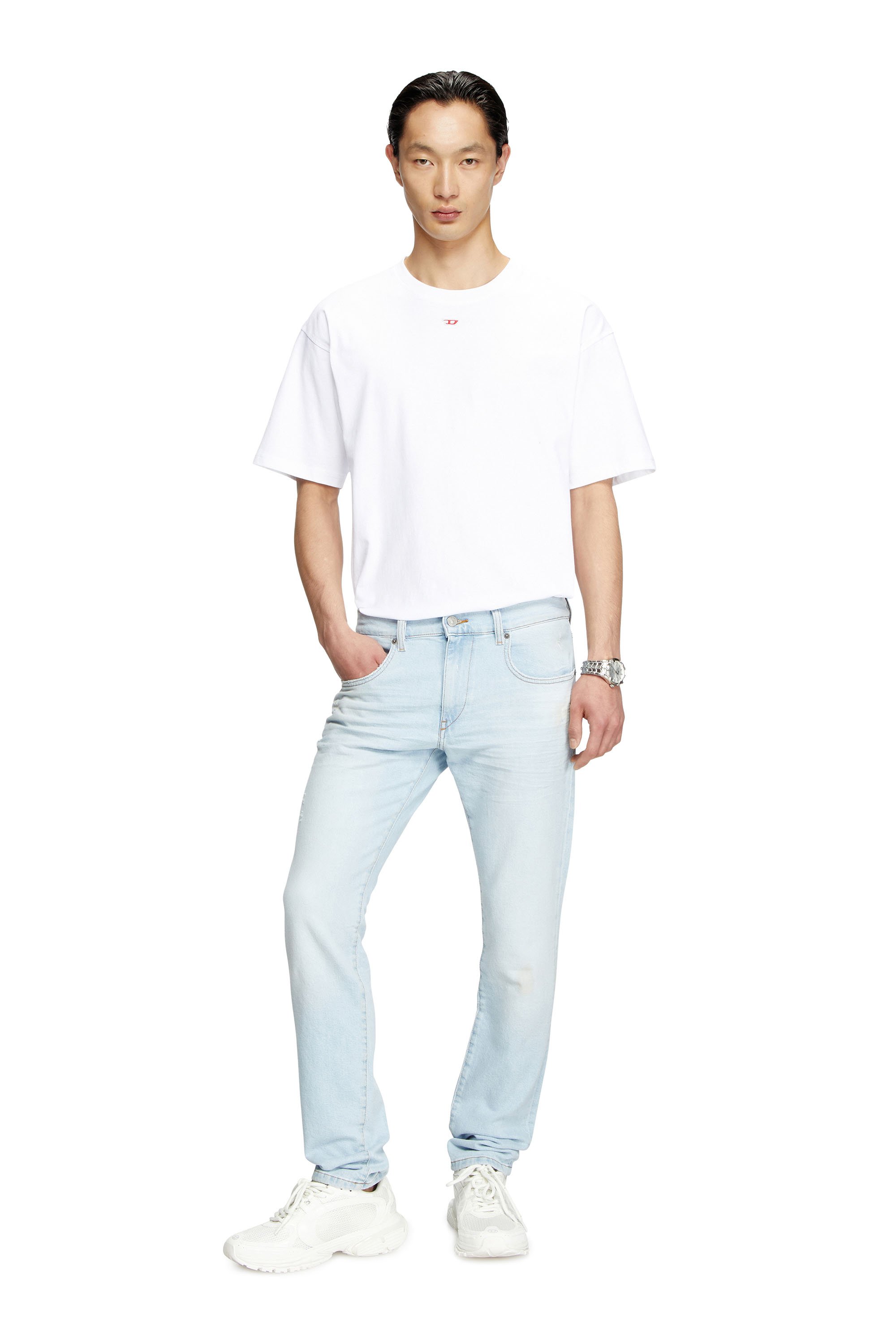 Diesel - Man's Slim Jeans 2019 D-Strukt 0CLBF, Light Blue - 1