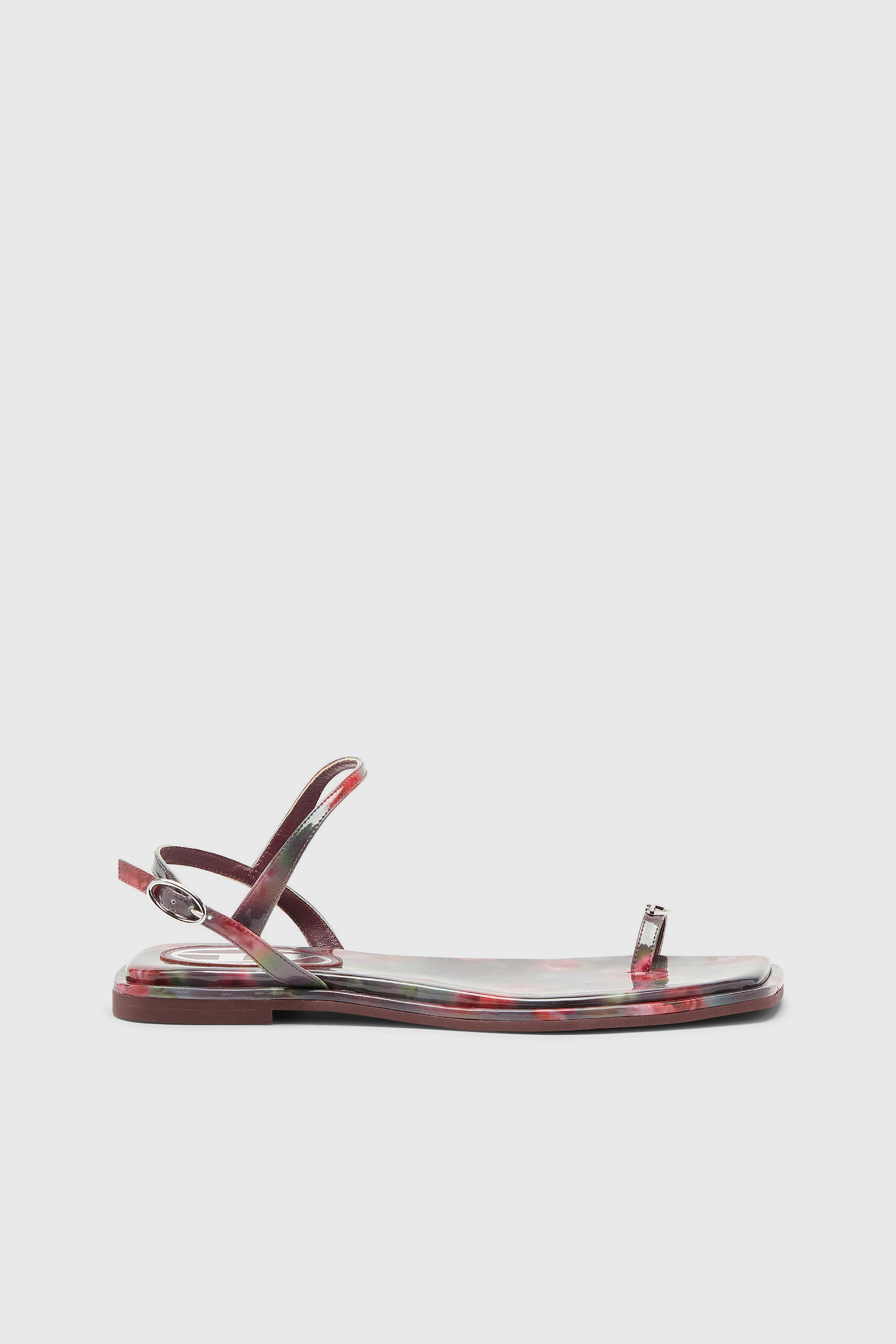 Diesel - D-AMBER INFRA 0, Woman's D-Amber - Sandals with all-over print in Violet/Pink - 1