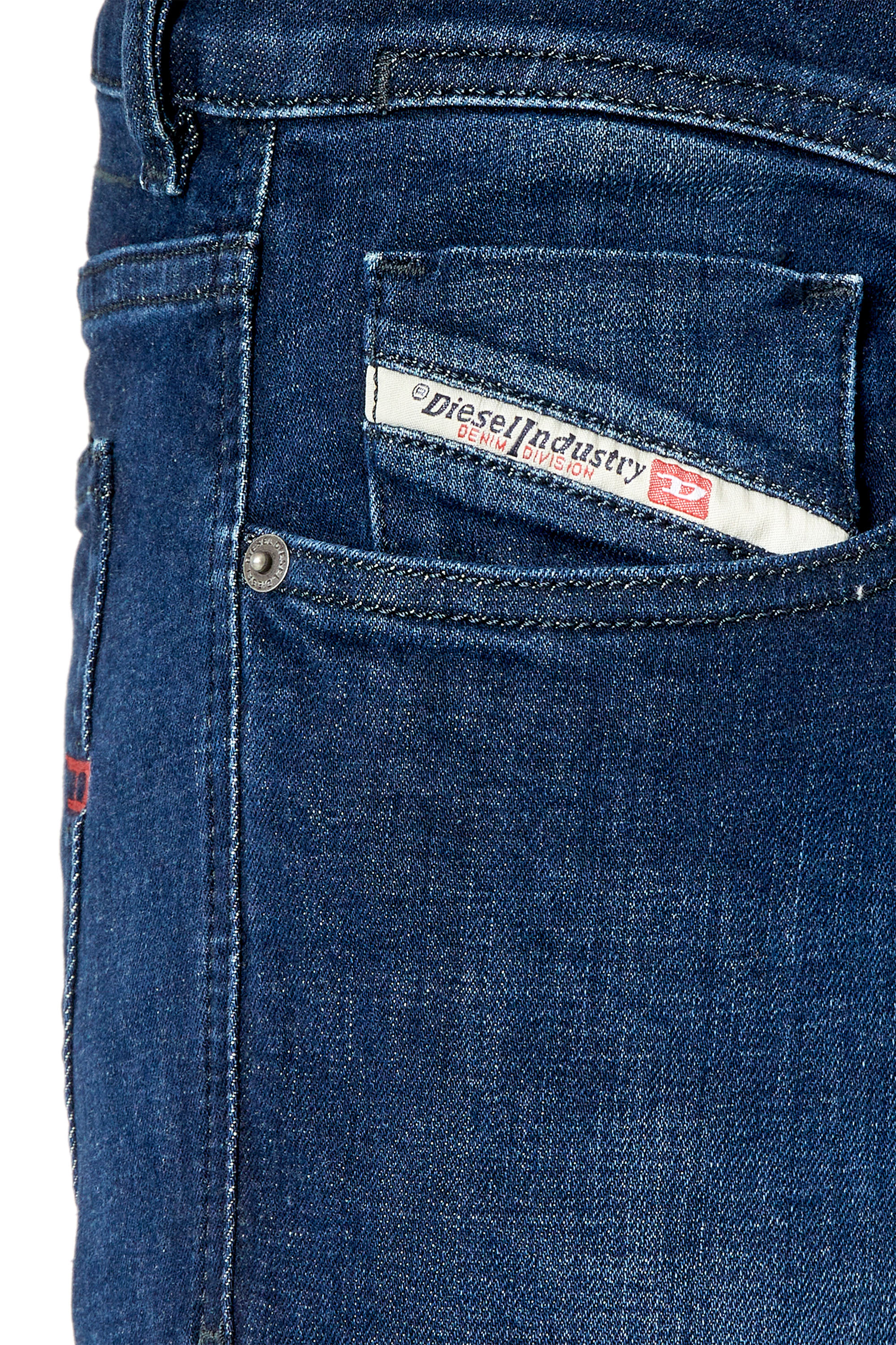 Diesel - 1979 Sleenker 09E96 Skinny Jeans, Dark Blue - Image 3