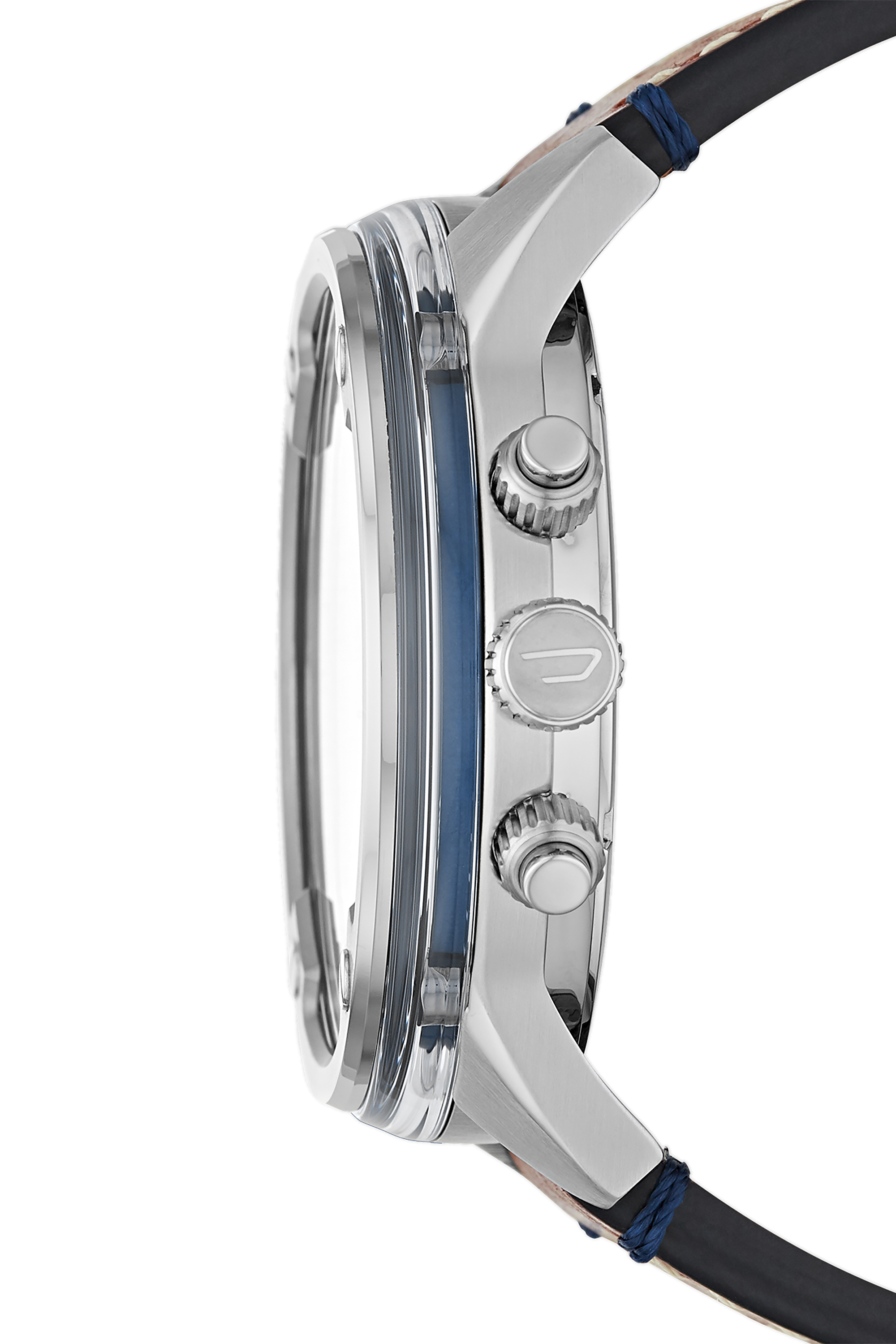 Diesel - DZ7424, Man's Boltdown three-hand brown leather watch in Light Brown - 3