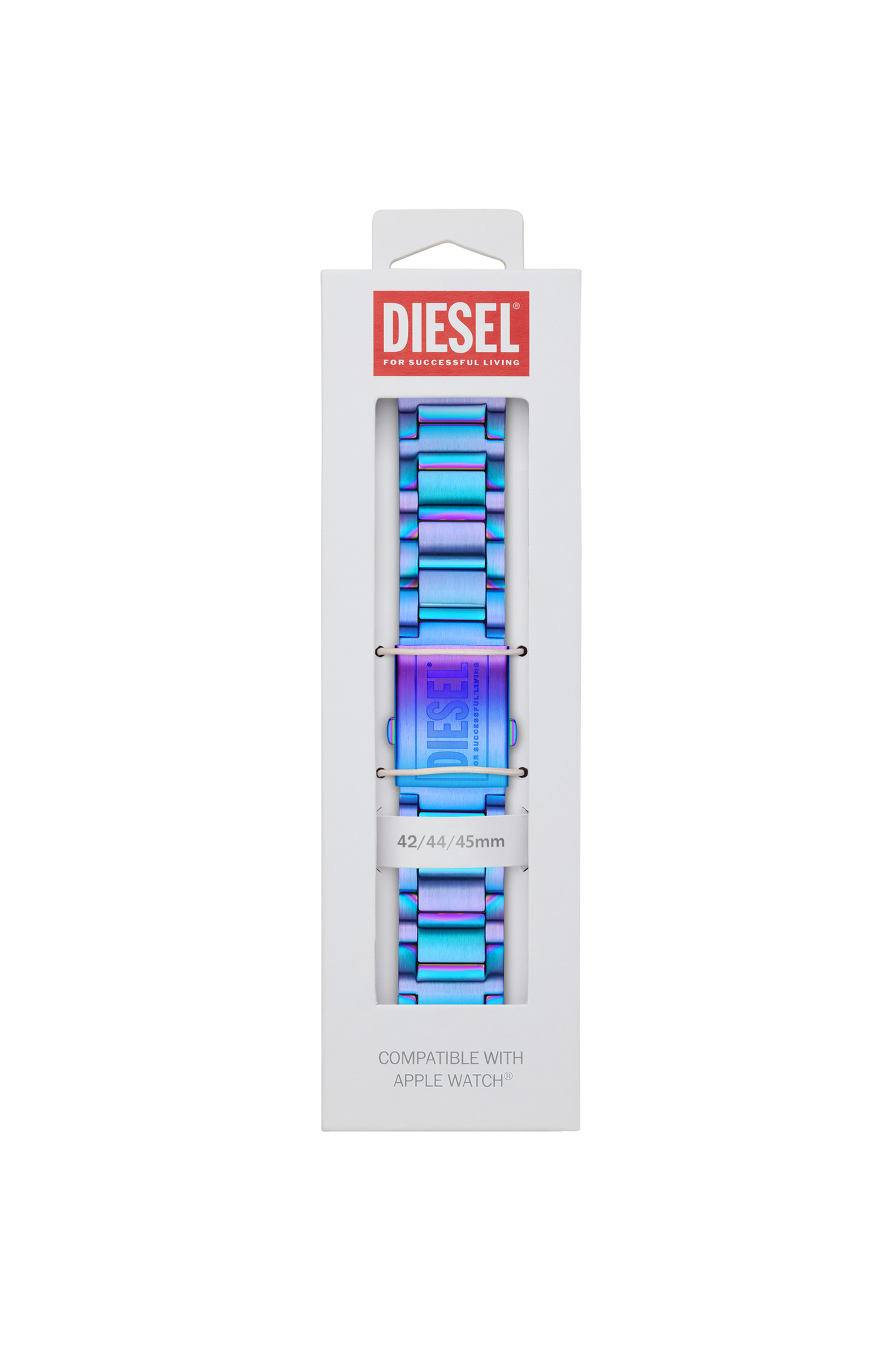 Diesel - DSS007, Unisex's Stainless steel band for Apple watch&reg;, 42mm, 44mm, 45mm in Blue - 2