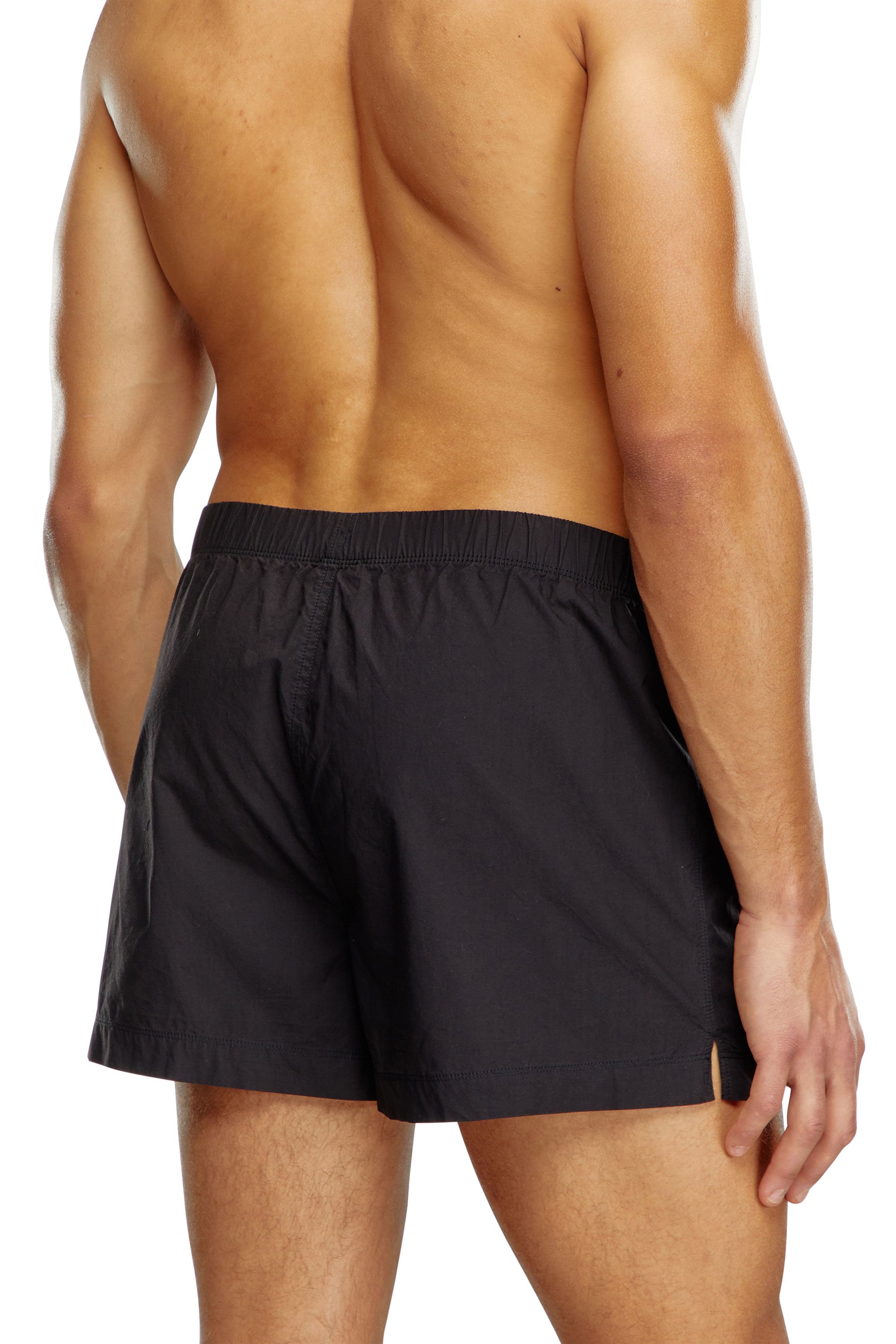 Diesel - UUBX-STARK, Unisex's Plain boxers with Oval D embroidery in Black - 3