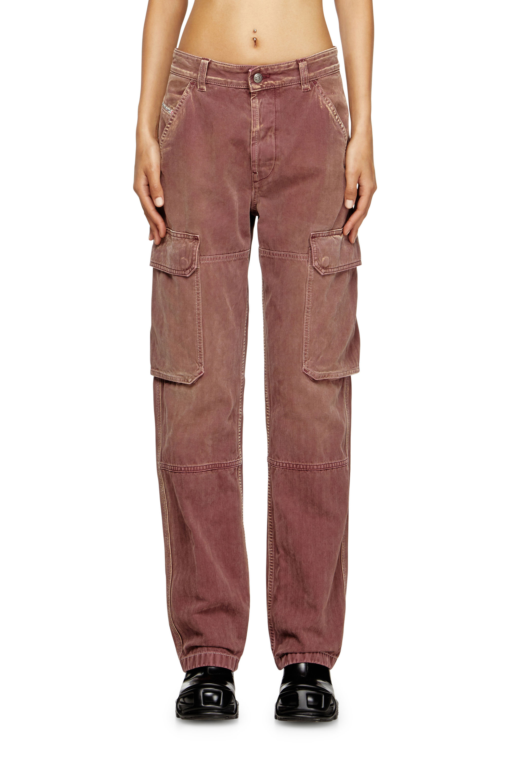 Regular Jeans D-Pot 09M93, Brown Diesel - Woman's Regular Jeans D-Pot 09M93, Brown - 3