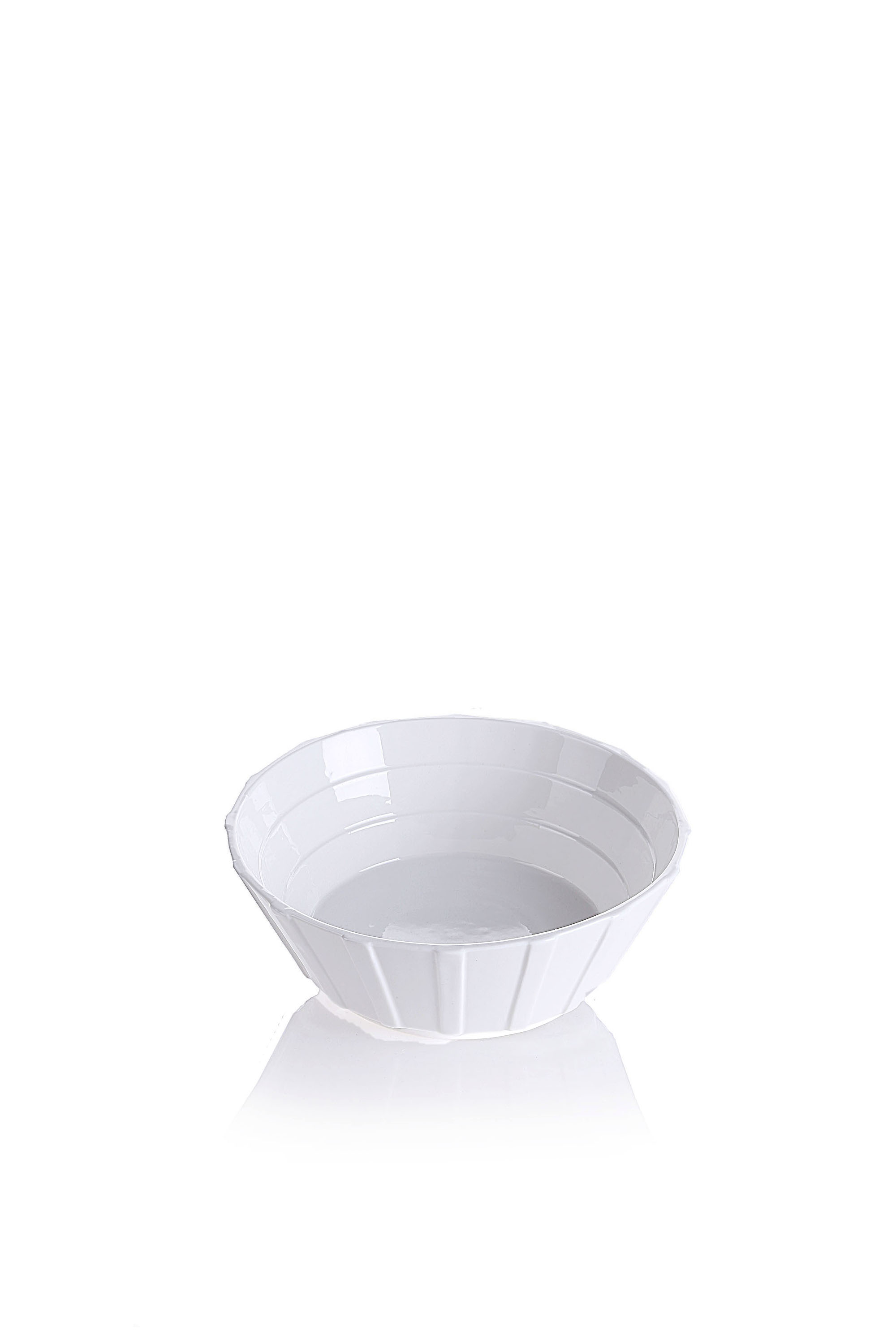 Diesel - 10979 MACHINE COLLEC, Unisex's Porcelain salad bowl, ø cm 22 / 8.7" in White - 1
