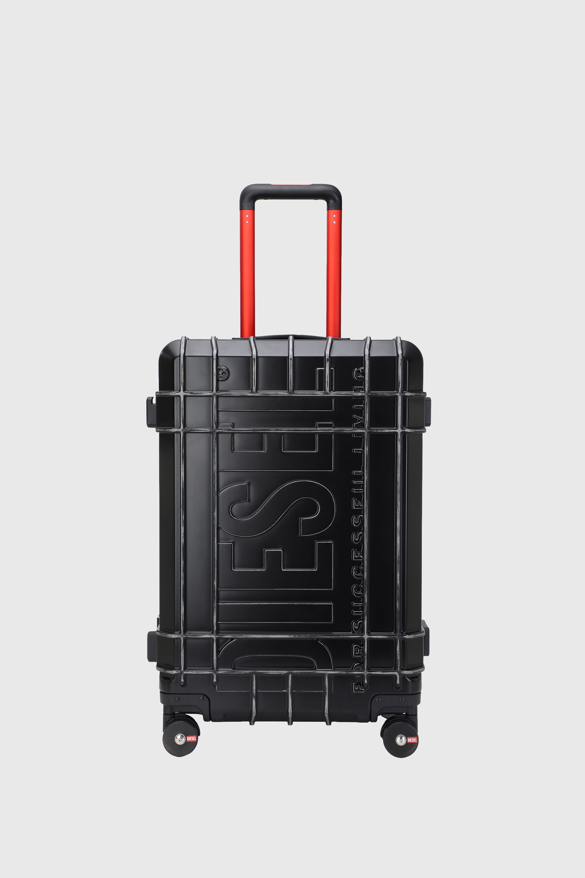 Diesel - DIESEL PC STRONG IMAGE TROLLEY- DSL003, Unisex's Rugged suitcase size M in Black - 1