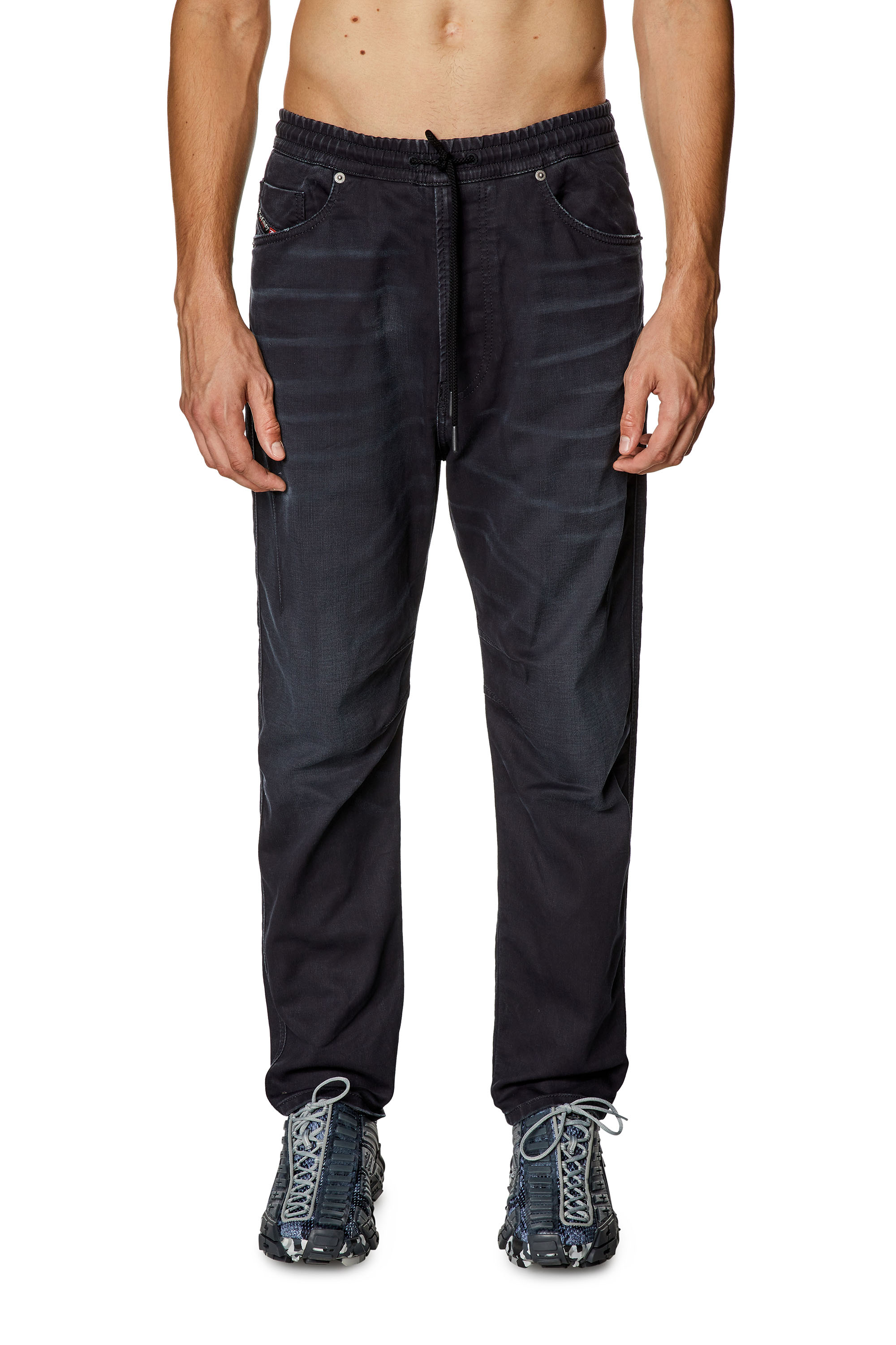 Diesel - Tapered 2040 D-Amage Joggjeans® 068HR, Black/Dark grey - Image 1