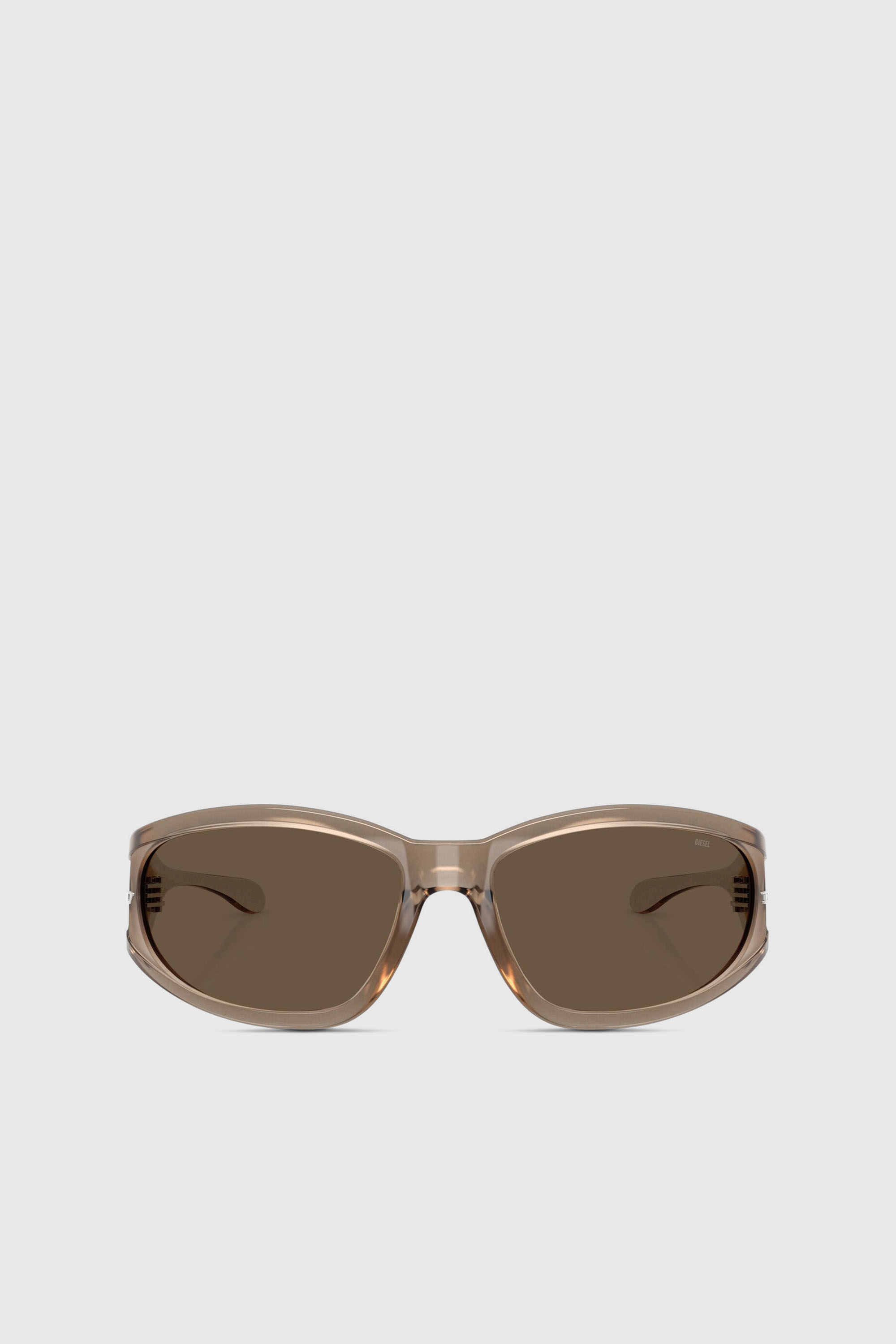 Rectangular sunglasses in acetate