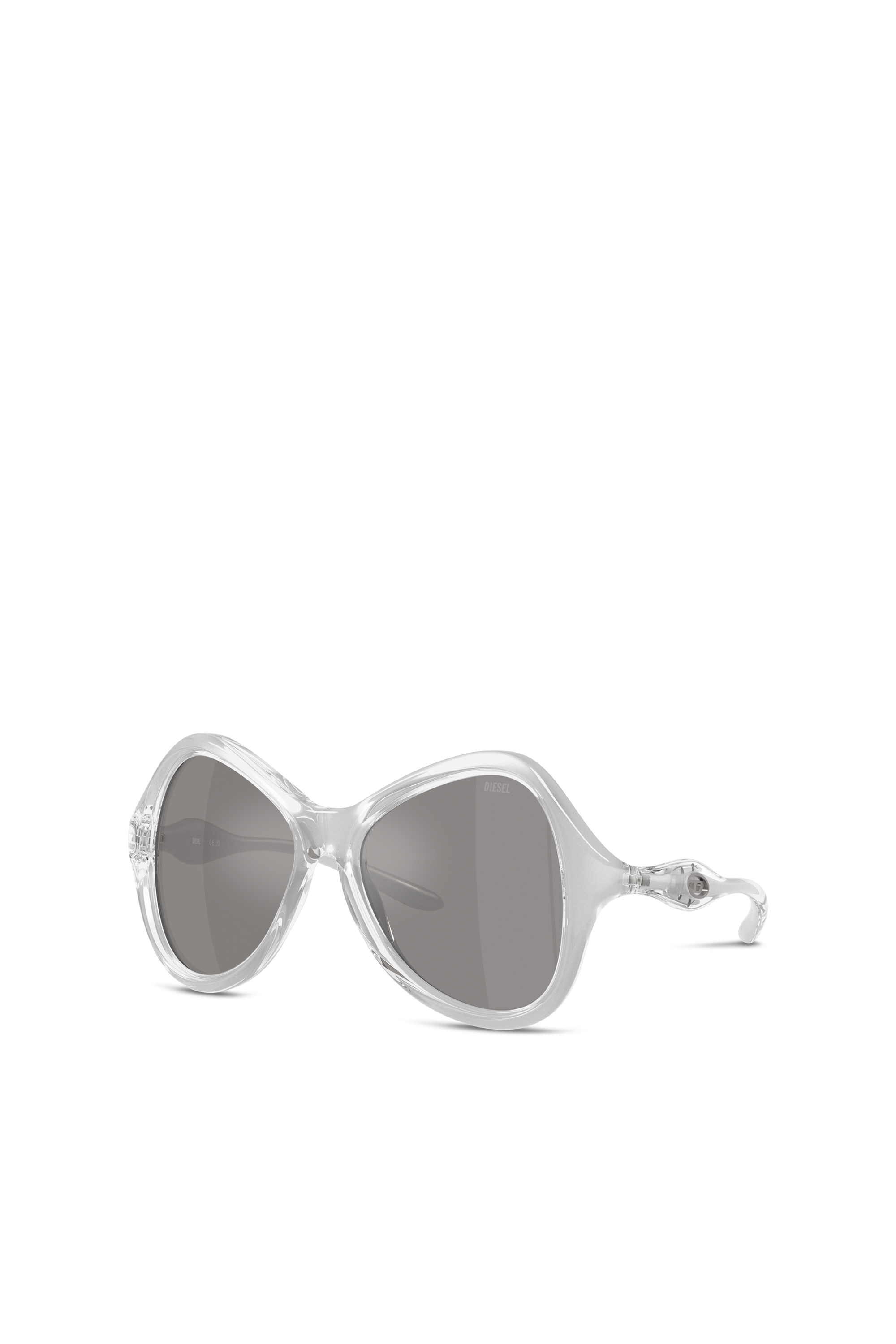 Diesel - 0DL3010U, Unisex's Cat-eye style sunglasses in Grey - 4