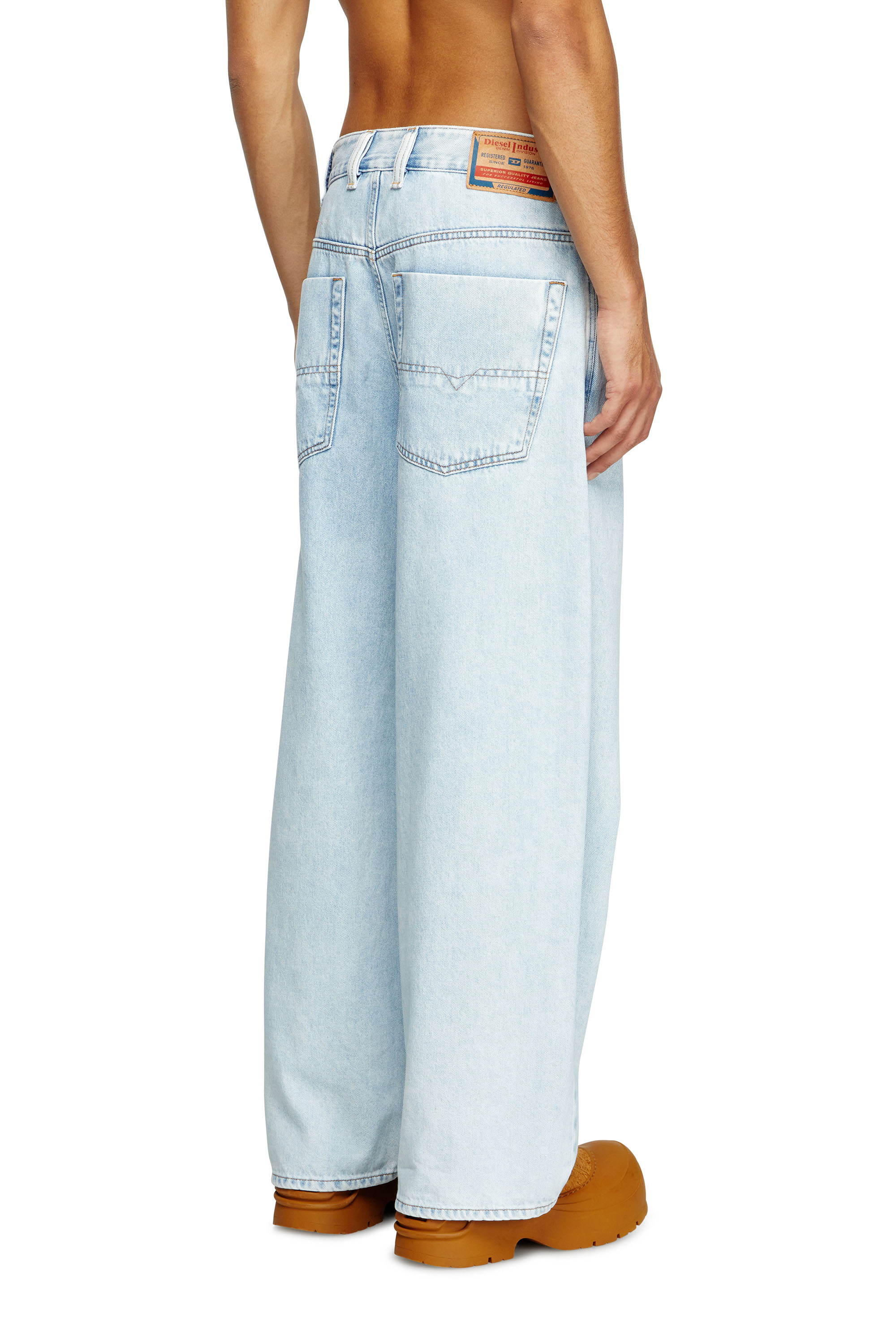 Relaxed Jeans 1997 D-Enim 09M74, Light Blue Diesel - Unisex's Relaxed Jeans 1997 D-Enim 09M74, Light Blue - 4