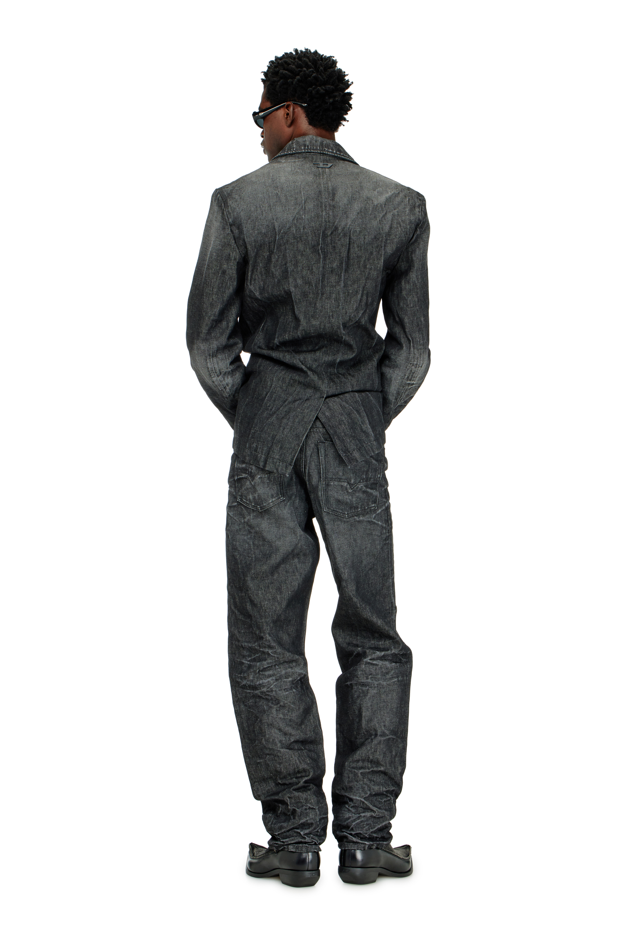 Diesel - Man's Regular Jeans 1991 D-Voeed 09R39, Black/Dark grey - 4