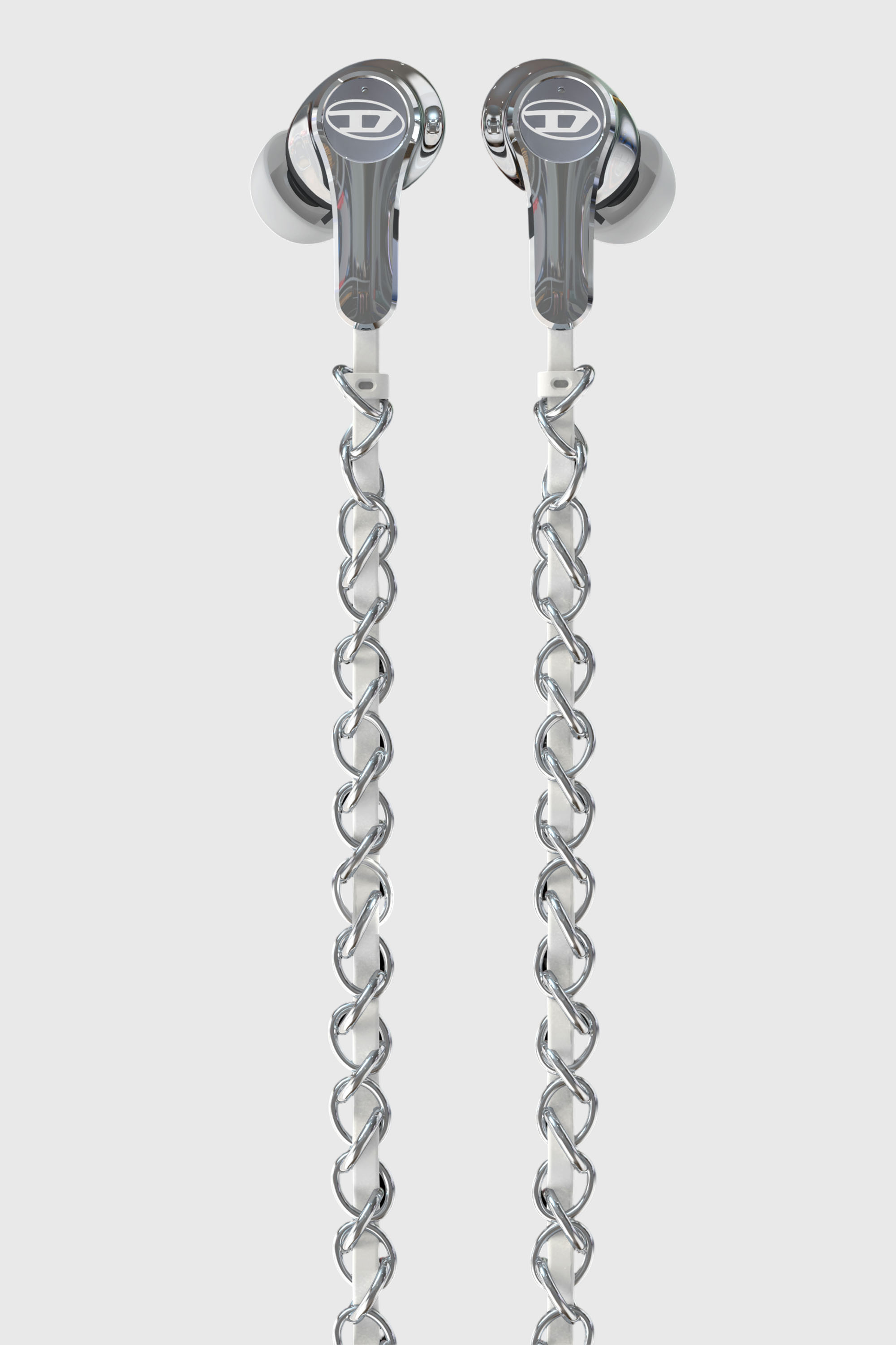 Diesel - 60458  WIRED EARBUDS WIRED EARBUDS, Unisex's Wired Earbuds and charms in Silver - 3